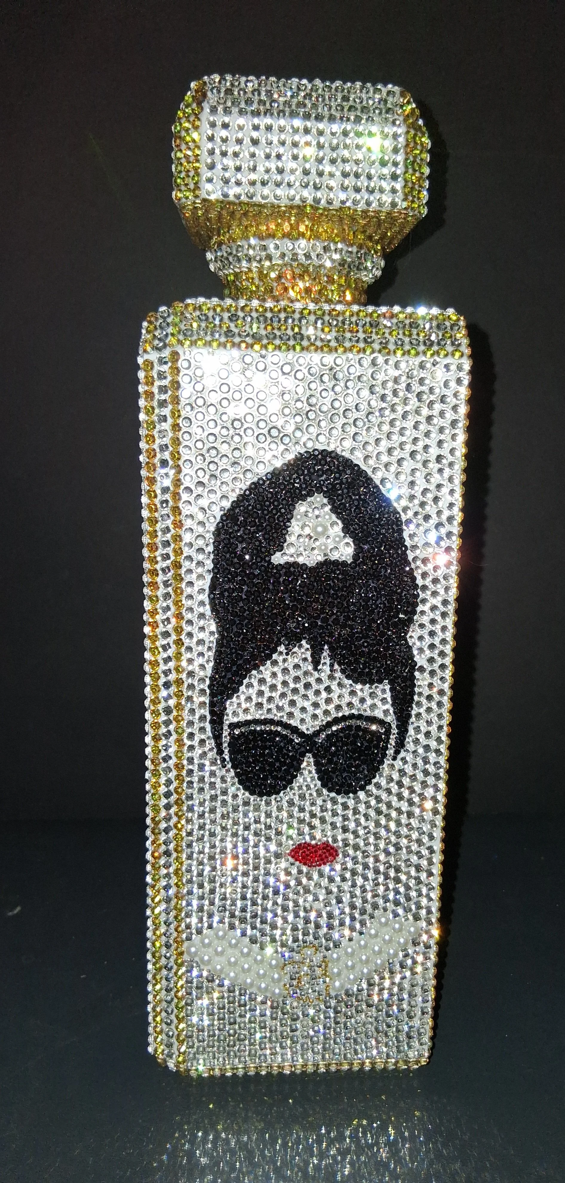 right side of Chanel bottle