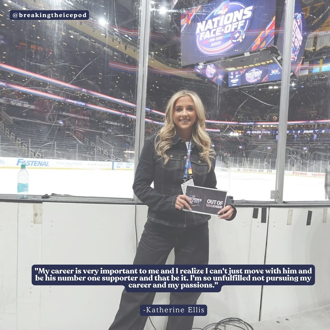 BALANCING CAREER DREAMS AND HOCKEY LIFE WITH KAT ELLIS

It was an absolute pleasure chatting with @itskatellis 🏒✨ girlfriend of Jake Wise, who finished last season in the AHL playing for @coloradoeagleshockey 

She is a freelance sports media creato