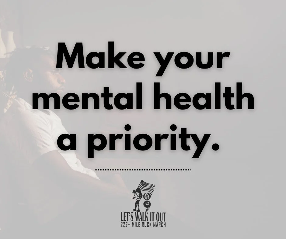 For our veterans and first responders: Your mental health should be a priority. The challenges you face daily can be overwhelming, and it's crucial to remember that seeking support is an act of courage, not vulnerability.

If you're struggling, pleas