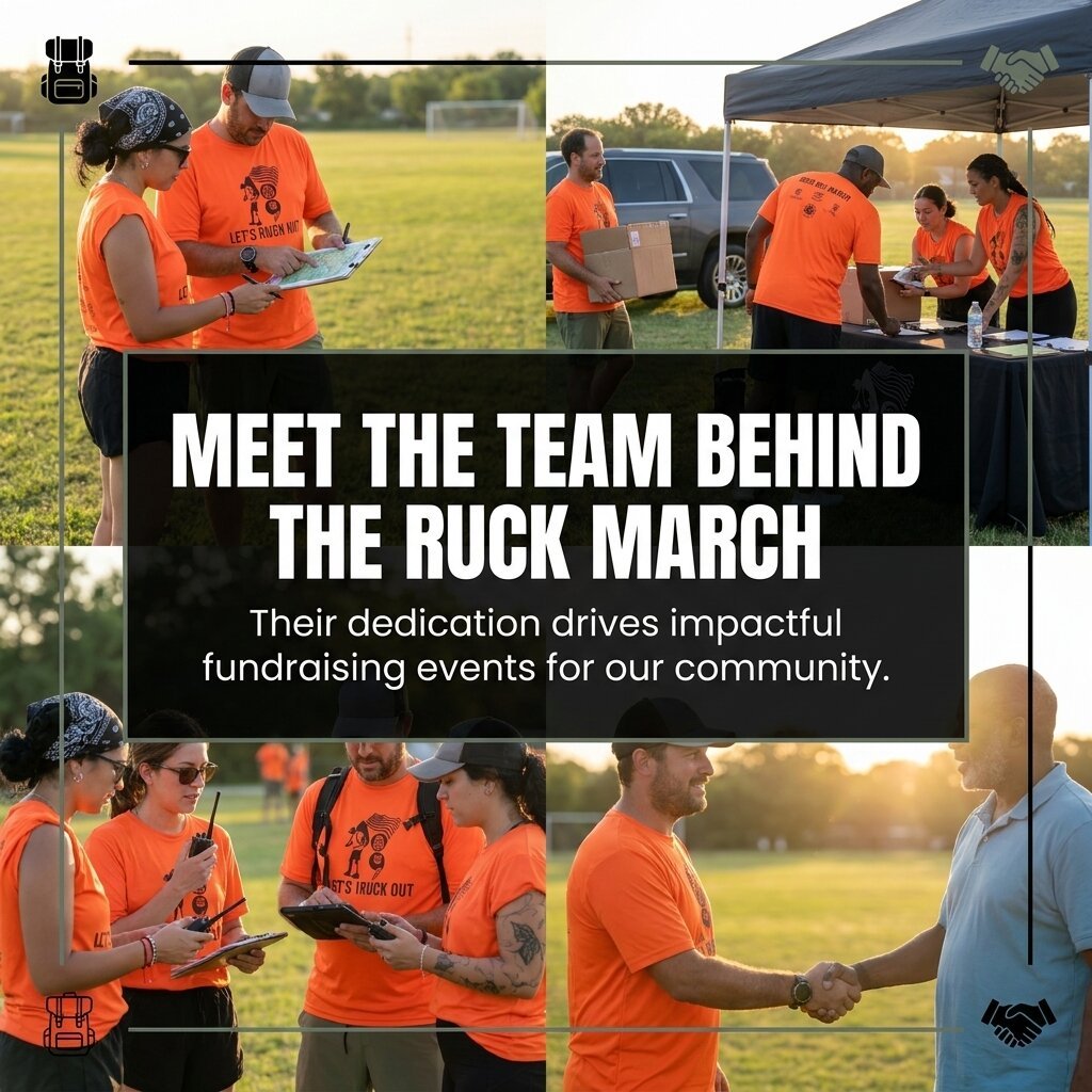 See the Team That Makes Every Step Possible 👣

Behind every successful mile of the 222+ Mile Ruck March is a dedicated group of passionate volunteers and supporters. Their energy, teamwork, and commitment help us create impactful fundraising events 