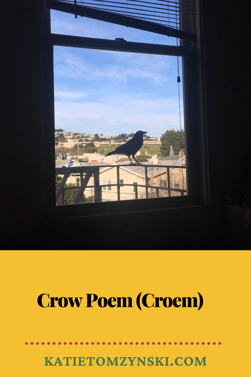 Crow Poem (Croem) — Katie Tomzynski