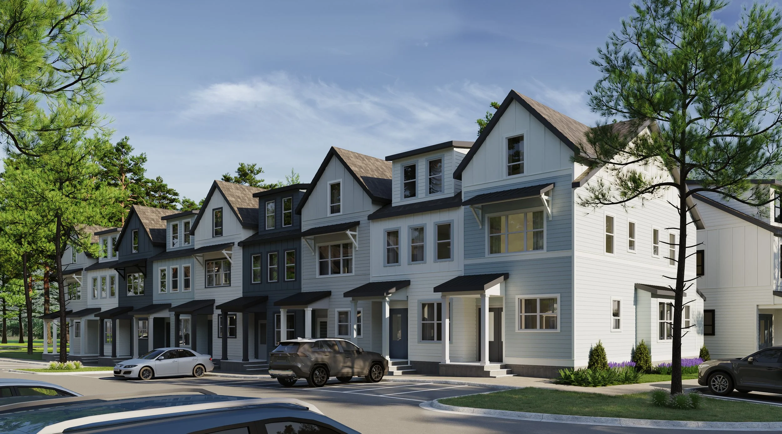 Durant Towns Modern Townhomes For Sale Coming to North Raleigh