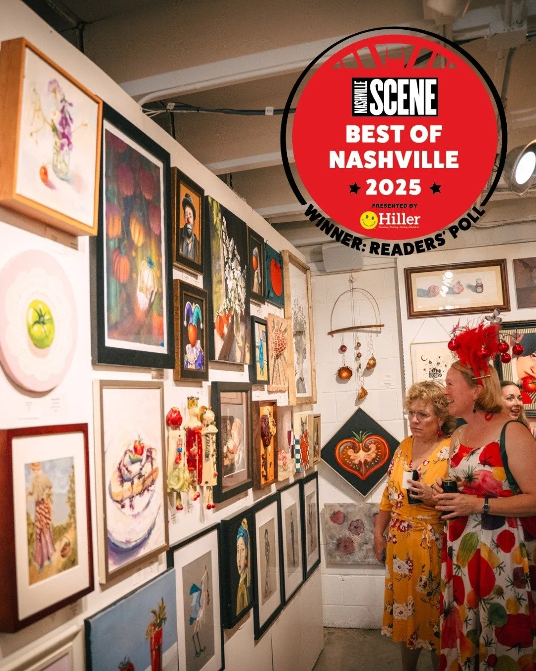 Thanks to everyone who voted Tomato Art Fest in the Best of the Nashville Scene! We took the top spot for Best Festival and second place for Best Art Happening. Who's ready for next year?!
#nashvillebestof #thingstodoinnashville #tomatoartfest #toma