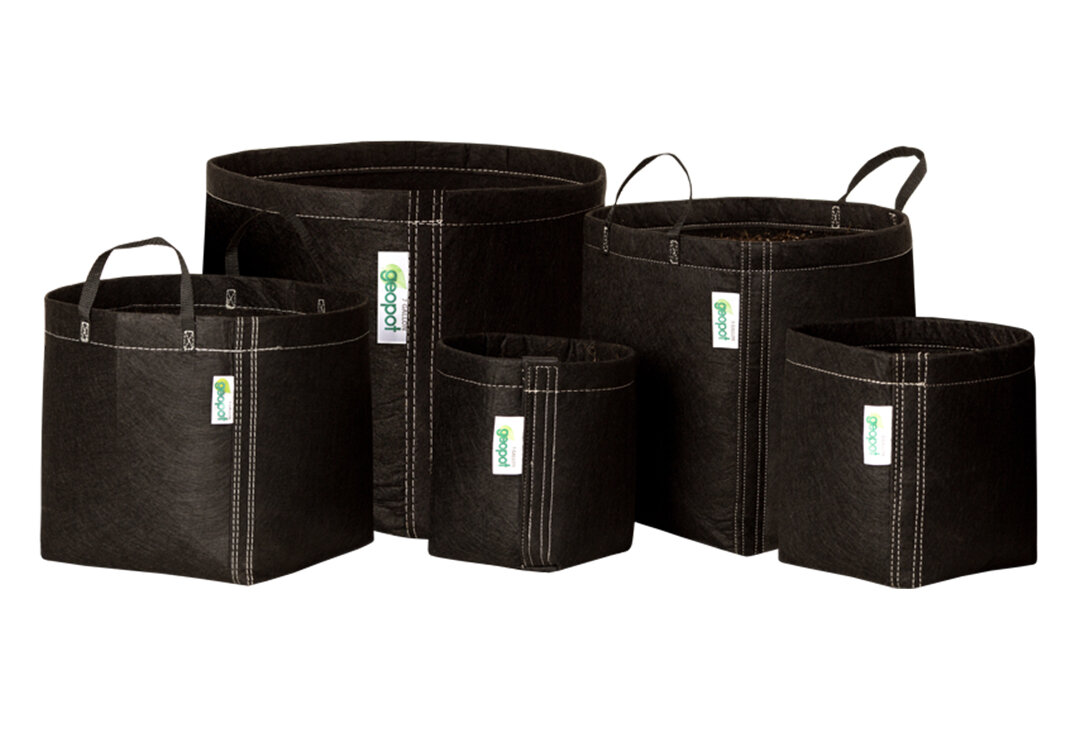 10pc 5 Gallon Bay Hydro Fabric Pots W/ Handles Smart Geo Pot Air Prune SAVE $$ 