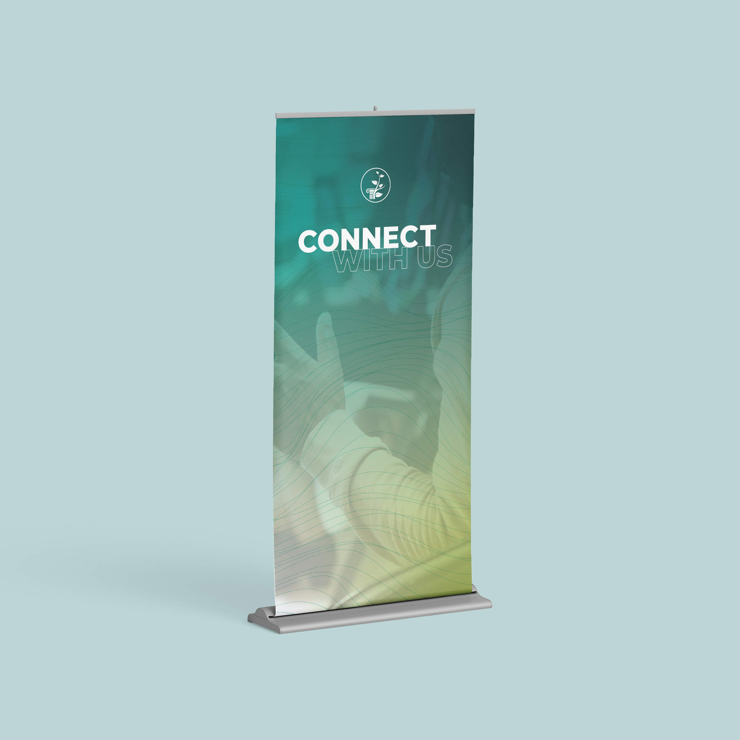 Welcome Table Pull-Up Banner 