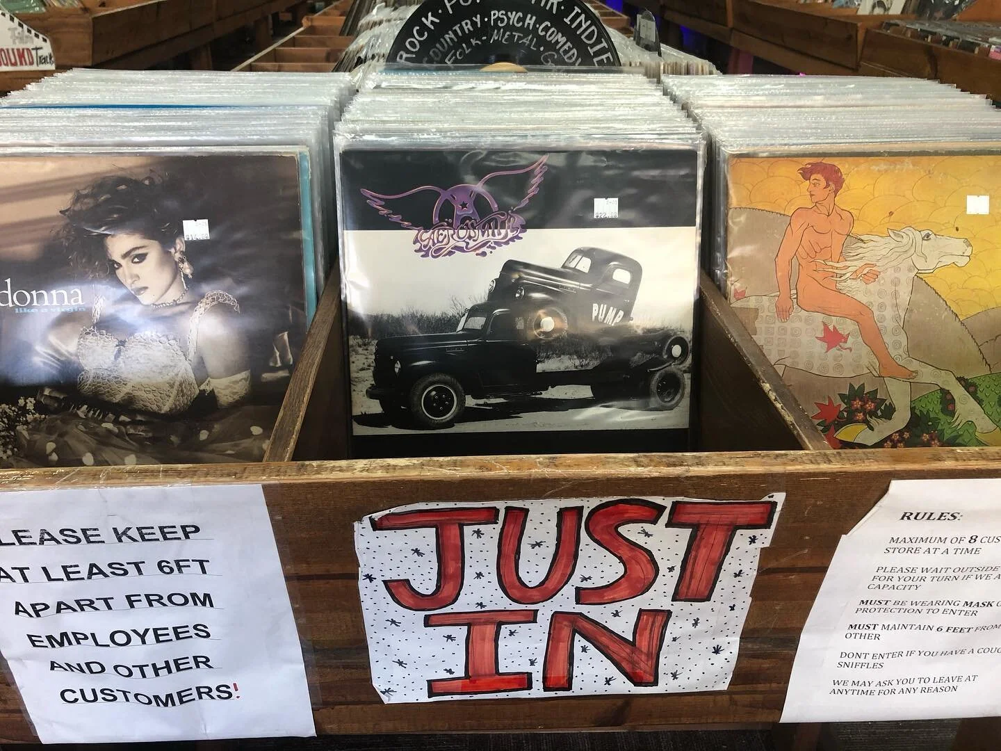 Just refreshed the new arrivals — that’s three bins of used rock and pop!!! A bunch more will be added on Saturday... Come dig this weekend!!! #newarrivals #usedvinyl #indierecordstore #usedrecordcollection