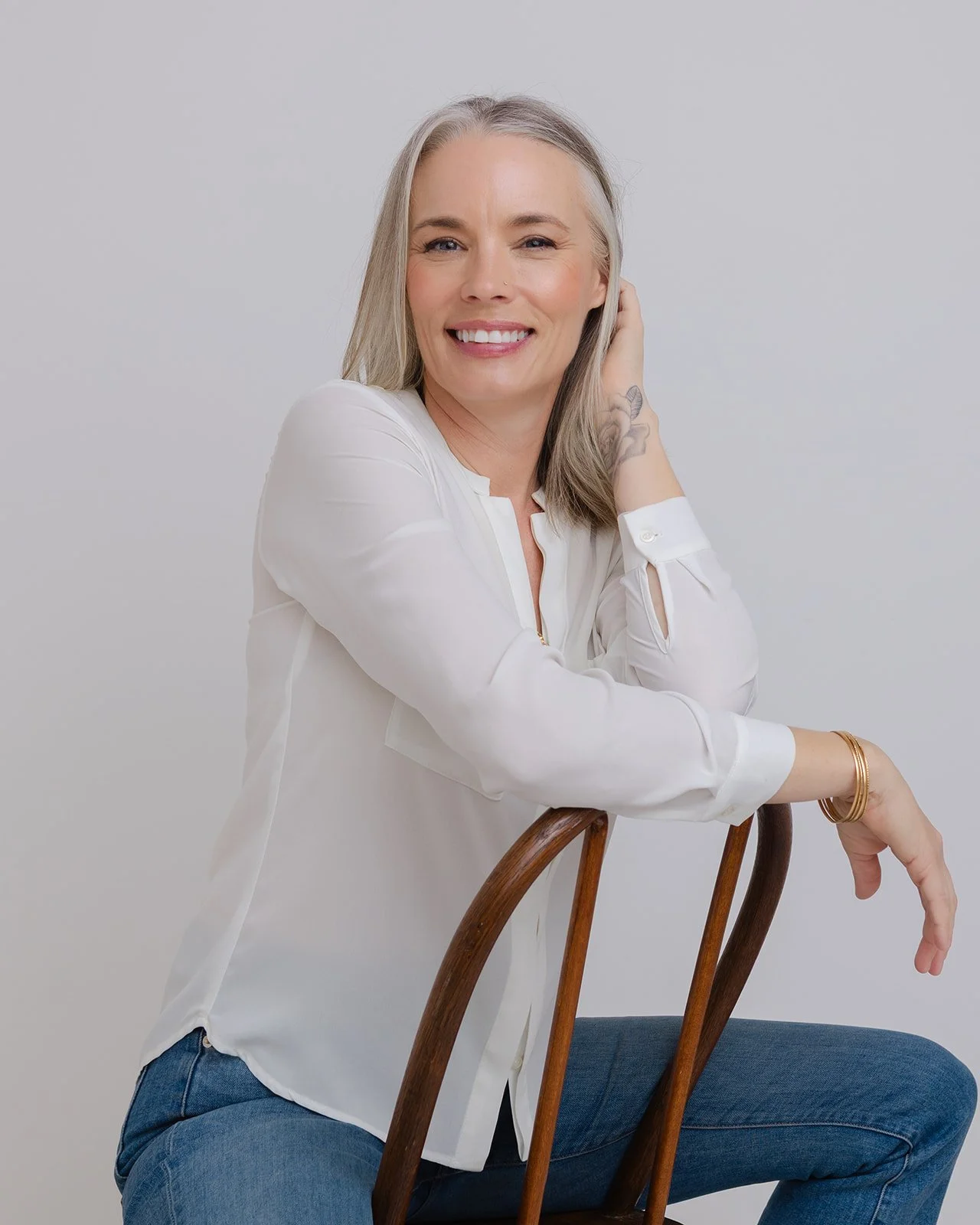 Michele Paniz, co-owner and photographer at The Arlen Studio in Westlake Village, California. Portrait by Christine Harris.
