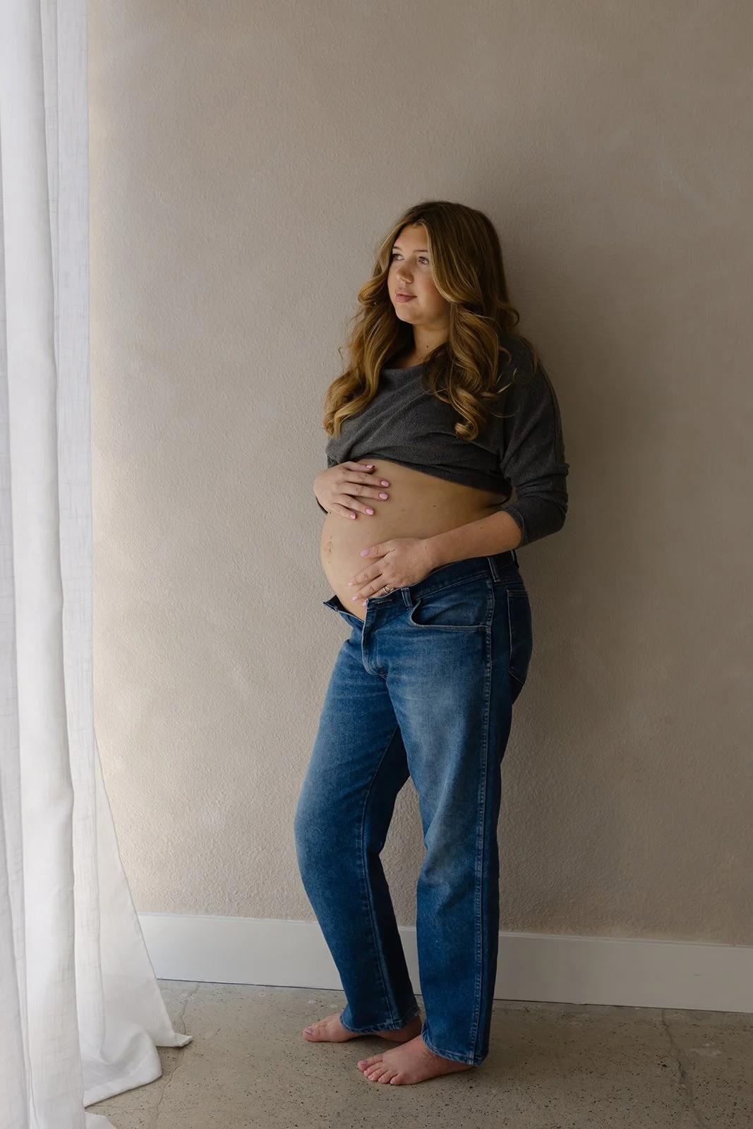 Relaxed Standing Maternity Portrait