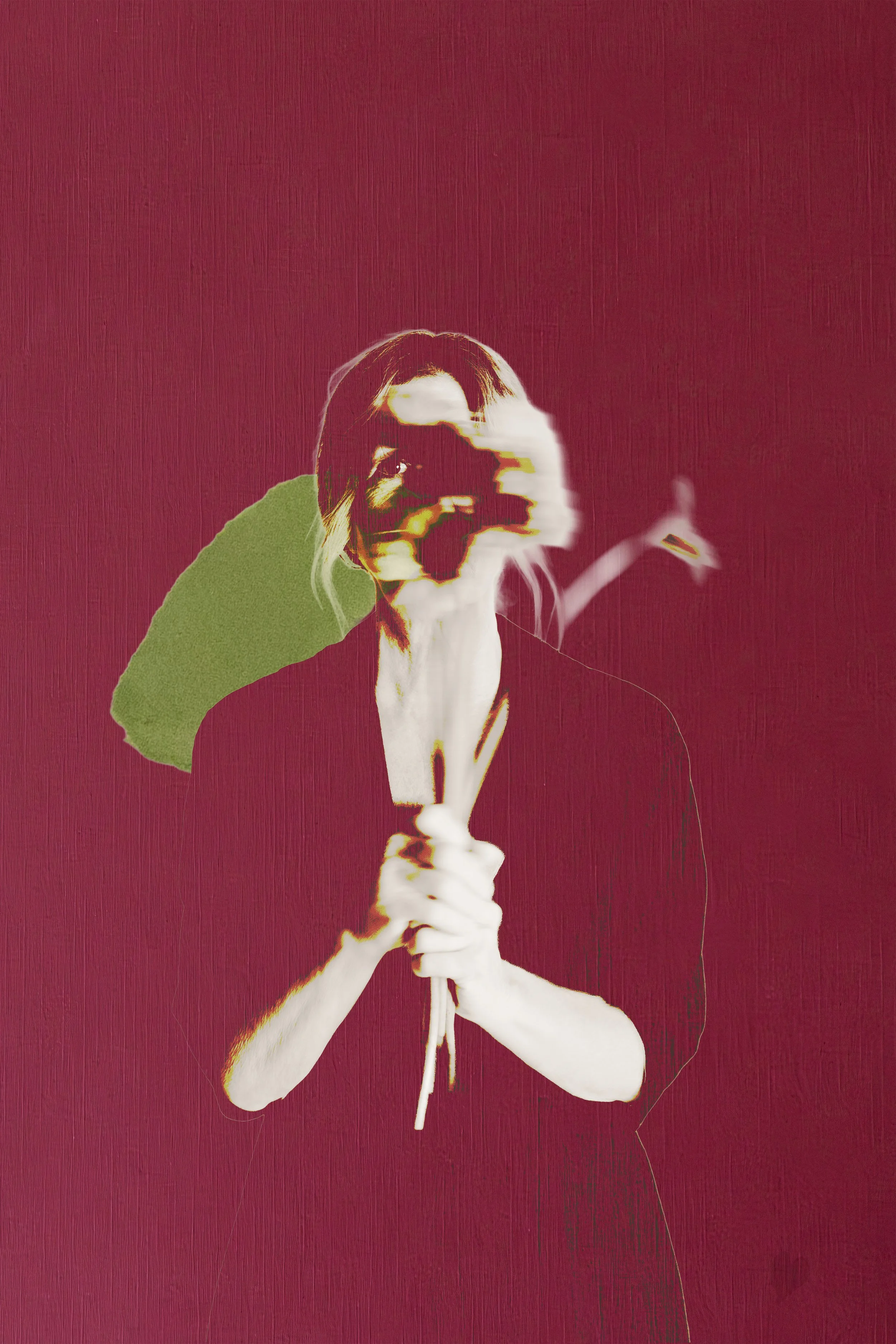 Fine art portrait from Carried, a photographic series by Christine Harris exploring the invisible weight our bodies carry.