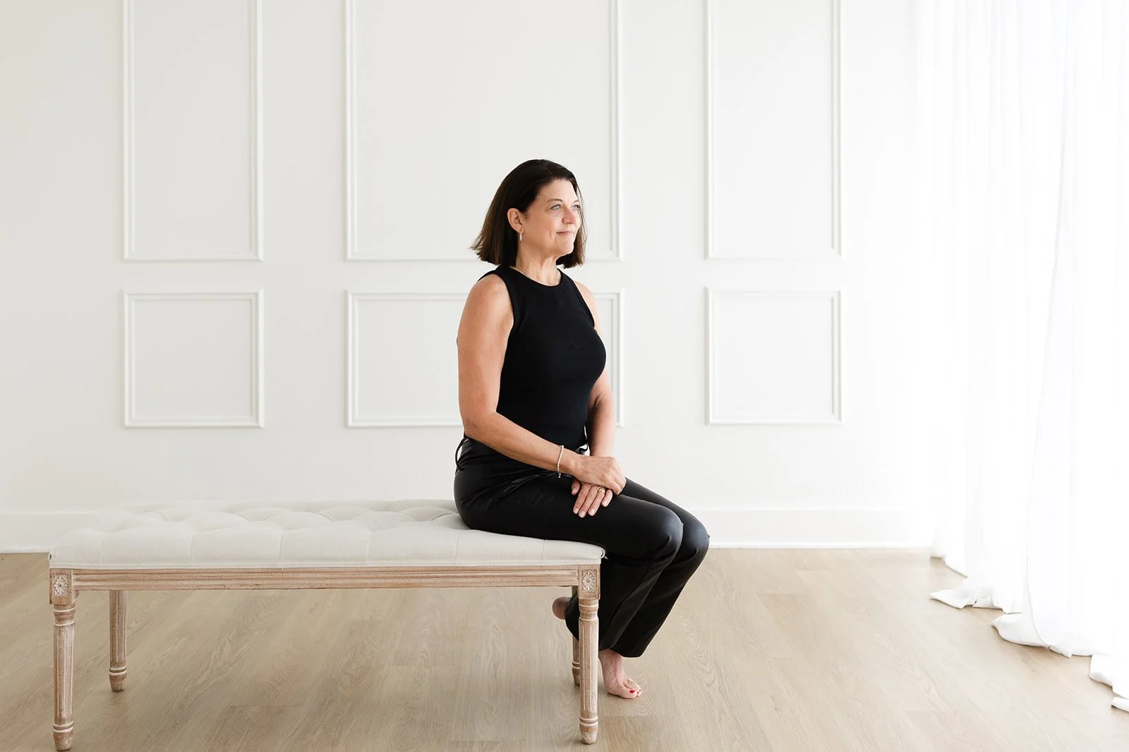 Paula Hodgson Seated Portrait