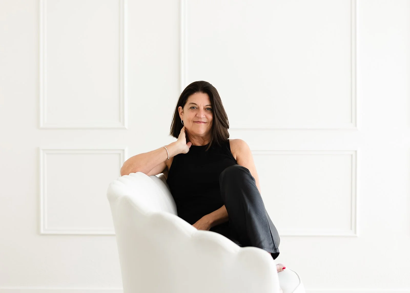 Portrait of Paula Hodgson for the 50 Women Project by photographer Christine Harris.