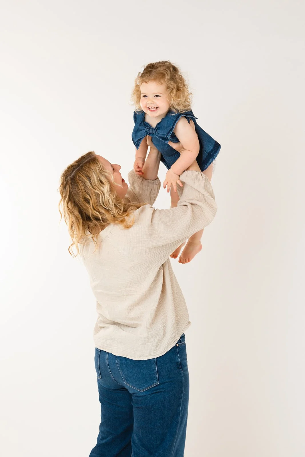 Mother and Daughter Studio Portrait Session
