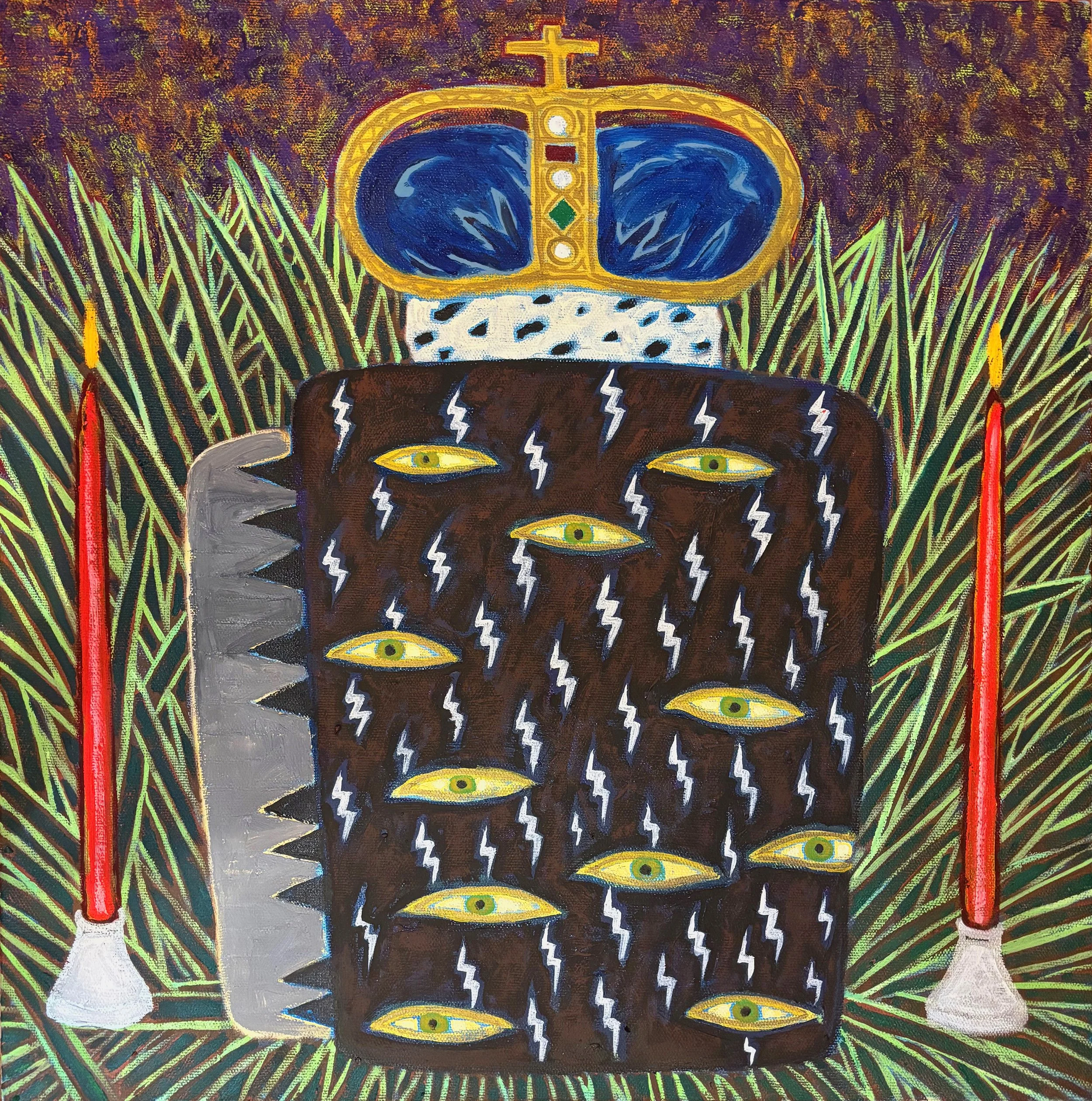 Reqiuem for the King 18”x18” oil on linen