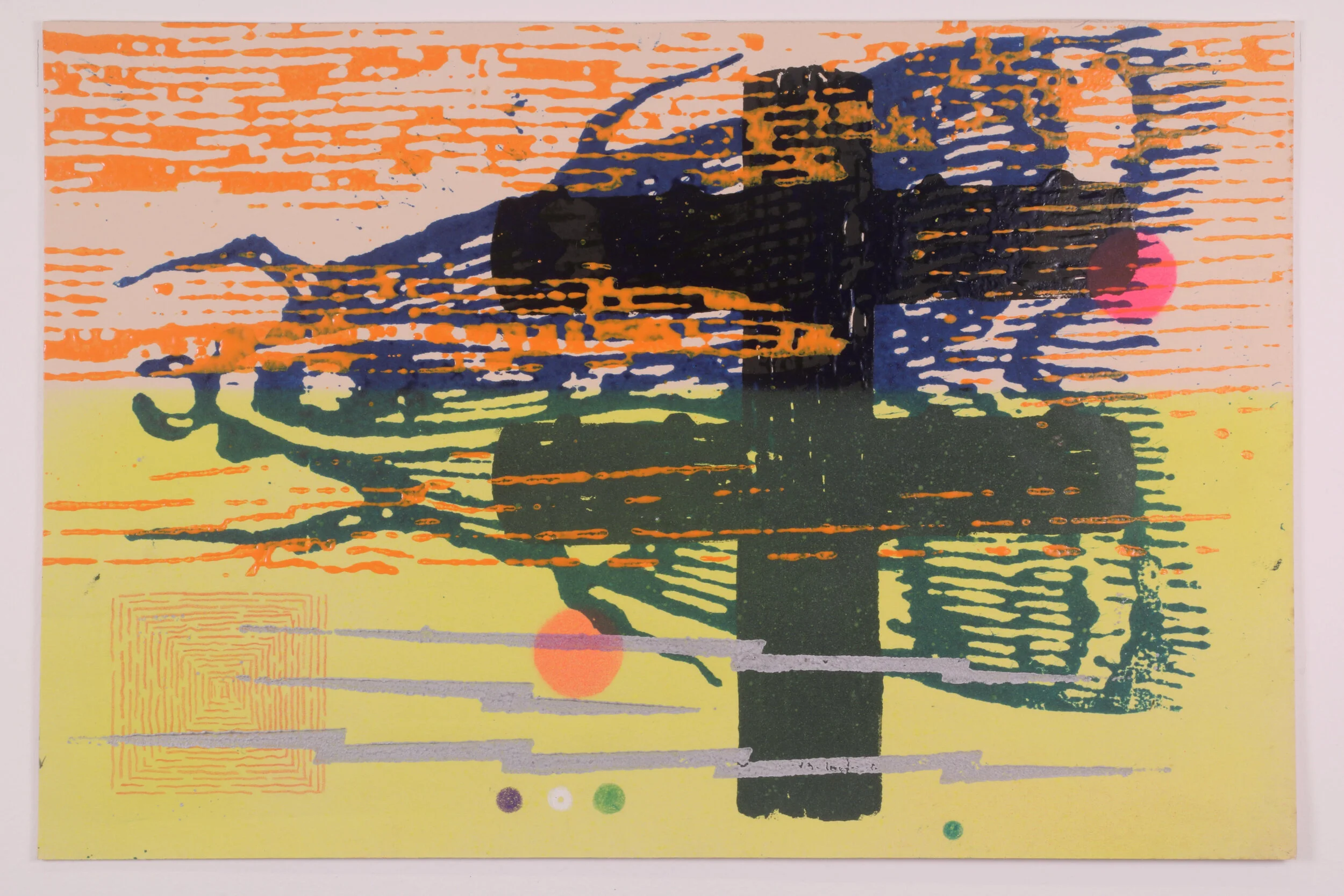 Dark Moth Prayers (Study) — 10” x15 “ mixed media on paper ©2018 Francis X Pavy