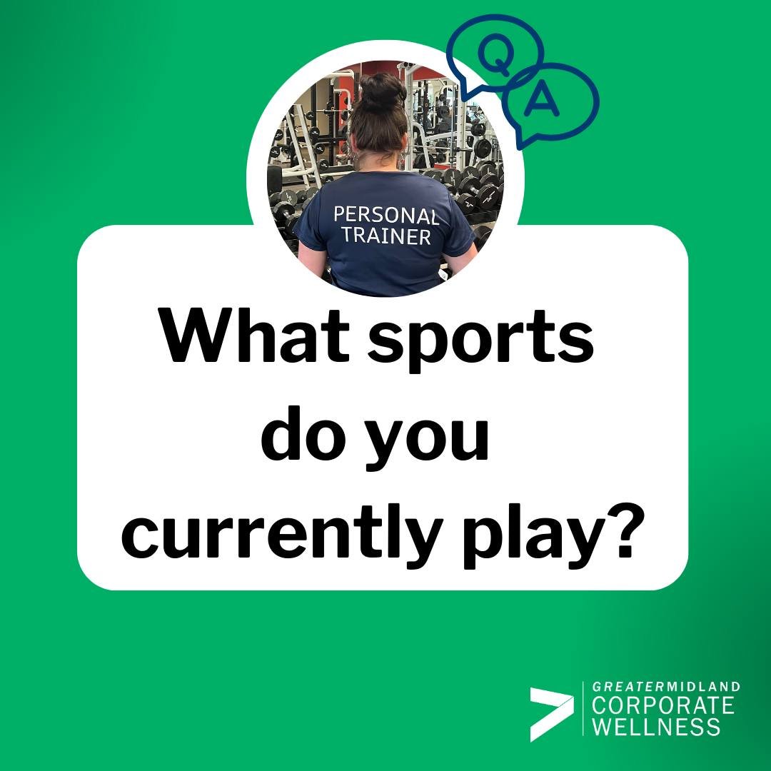 See what our Personal Trainers have to say with this week's fun Q&amp;A

𝐖𝐡𝐚𝐭 𝐬𝐩𝐨𝐫𝐭𝐬 𝐝𝐨 𝐲𝐨𝐮 𝐜𝐮𝐫𝐫𝐞𝐧𝐭𝐥𝐲 𝐩𝐥𝐚𝐲❓❓❓

Jordyn says, &ldquo;I currently run!&rdquo;

Karen says, &ldquo; I swim, bike and run, compete in some races bu