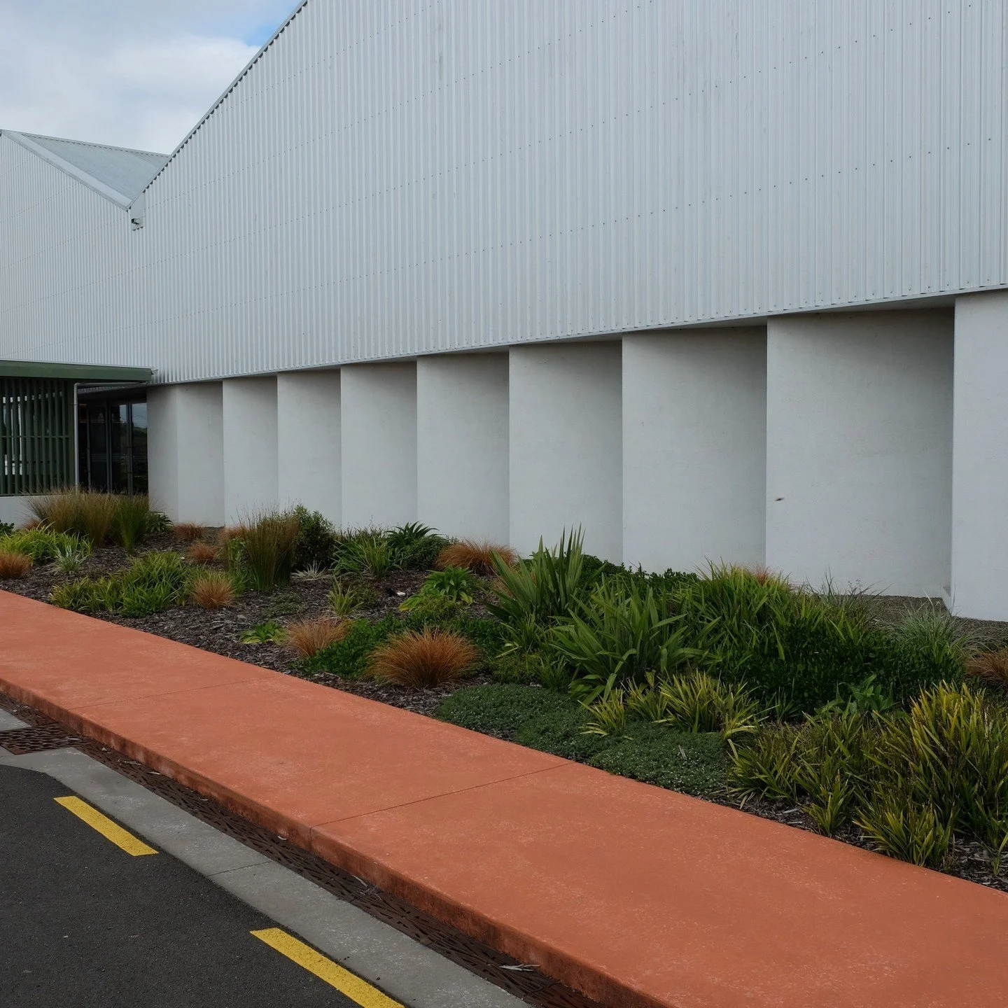 Checking in on a commercial landscape project we designed and managed back in 2020-22. 
We worked closely with representatives from local iwi Ngāti Kuri to capture some of the essence of their far-north whenua (lands) in this gallery/visitors centre