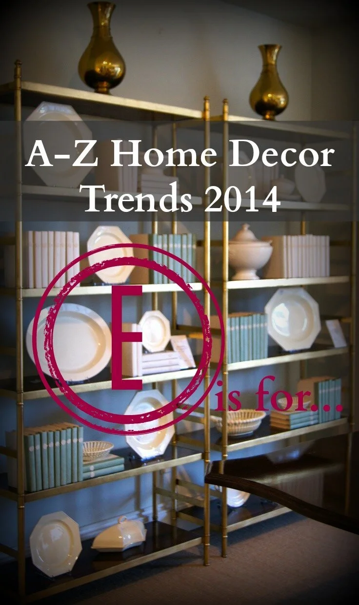 A-Z HOME DECOR TREND 2014: ETAGERES