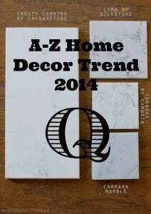 A-Z HOME DECOR TREND 2014: QUARTZ