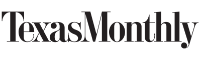 Texas Monthly magazine logo in black text on a white background.