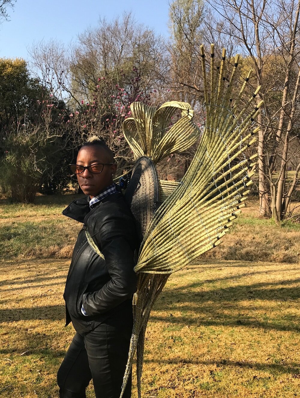  Adejoke during her residency at Nirox Sculpture Park, 2019 