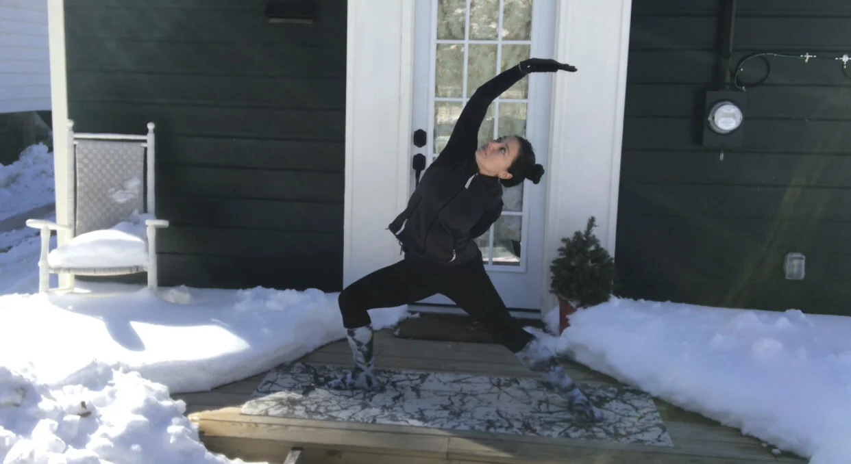 Reverse Warrior Graceful Heart Yoga Snow Flow.PNG