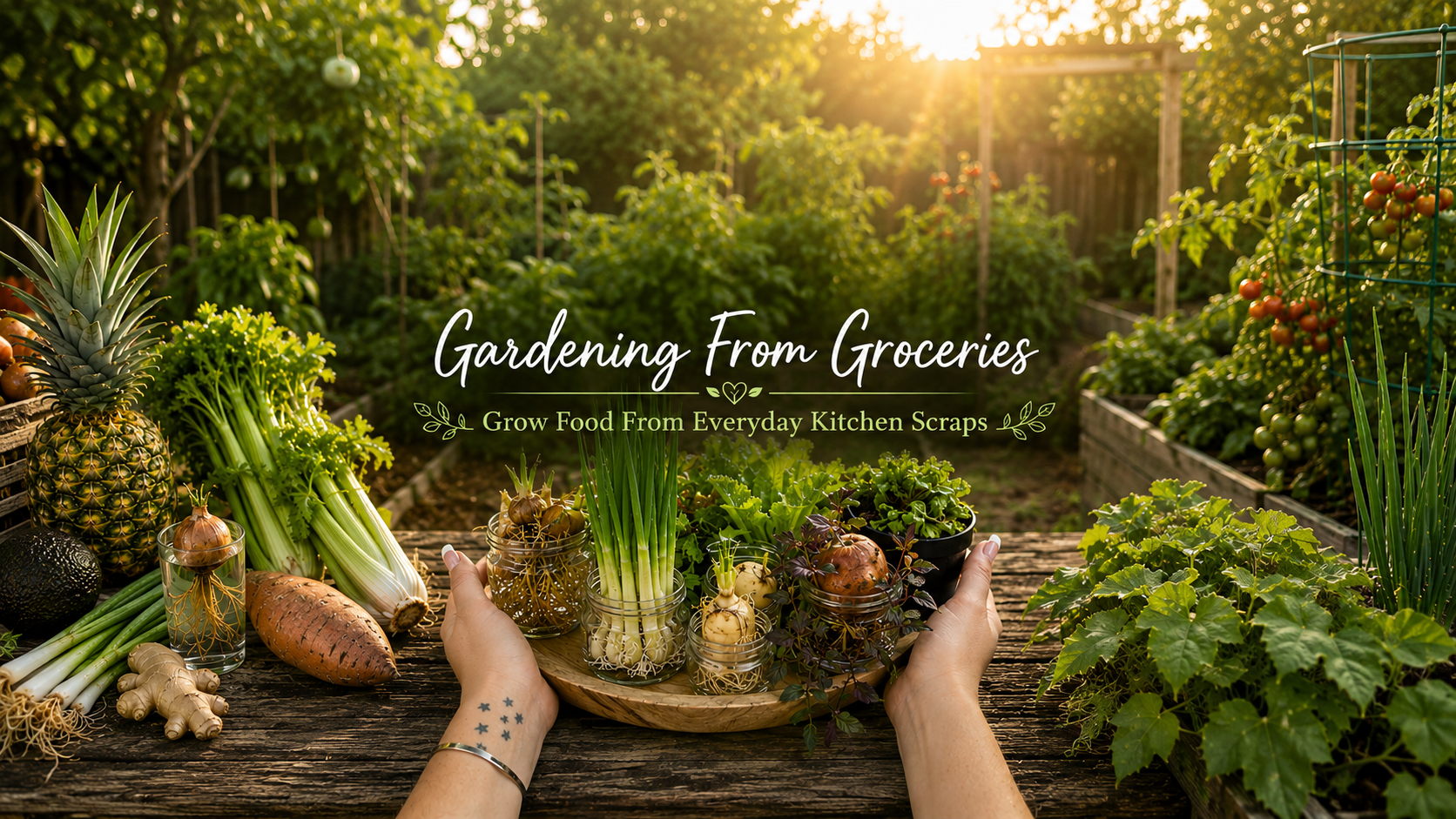 Gardening From Groceries: Growing Food from Kitchen Scraps