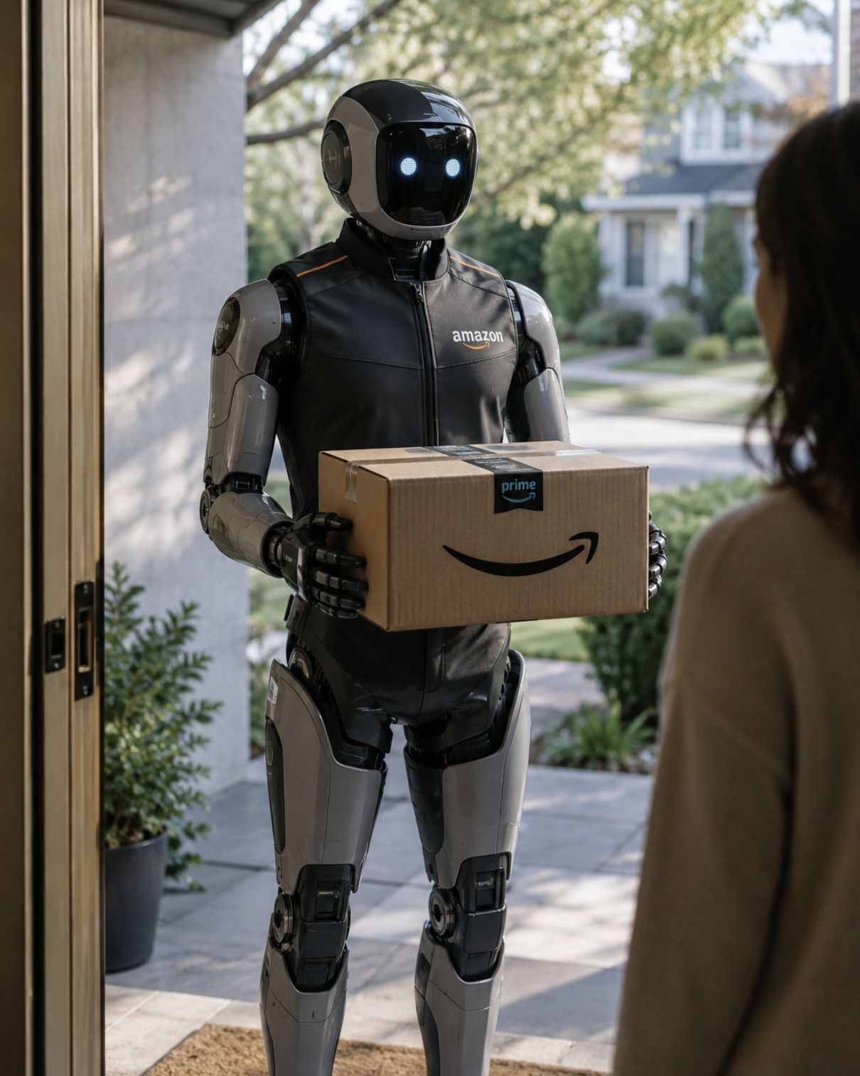 Amazon Prepares to Test Humanoid Robots for Delivering Packages