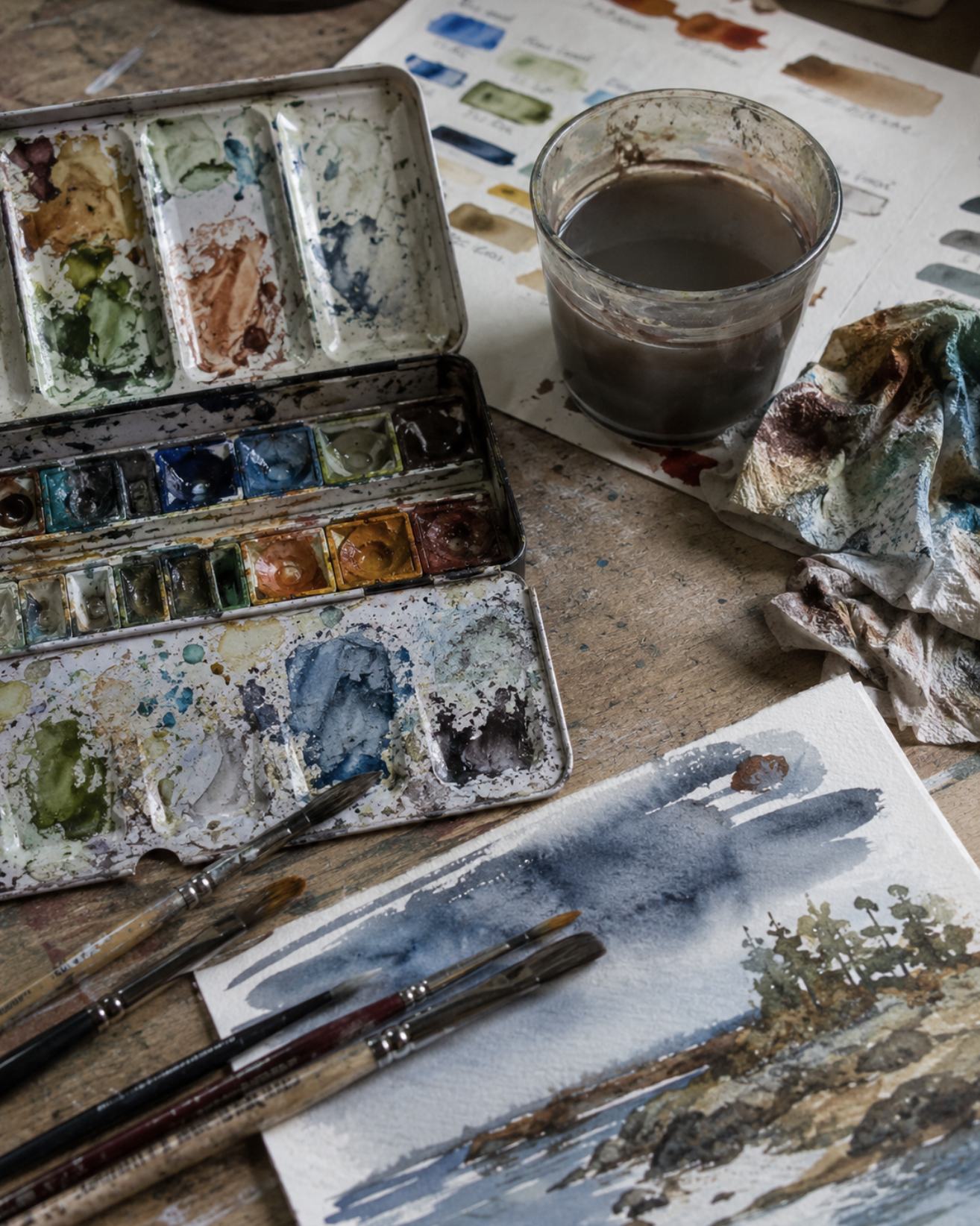 Watercolor Painting: The Soft Art of Coming Back to Yourself