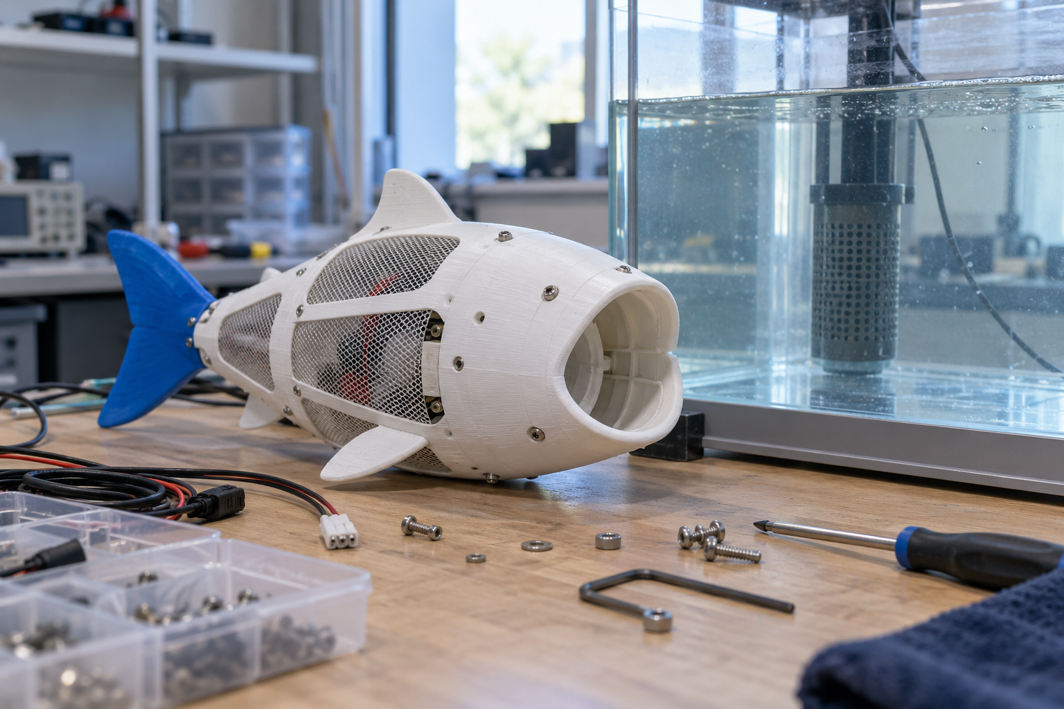 Gillbert the Robot Fish: Collecting Plastic, One Gulp at a Time