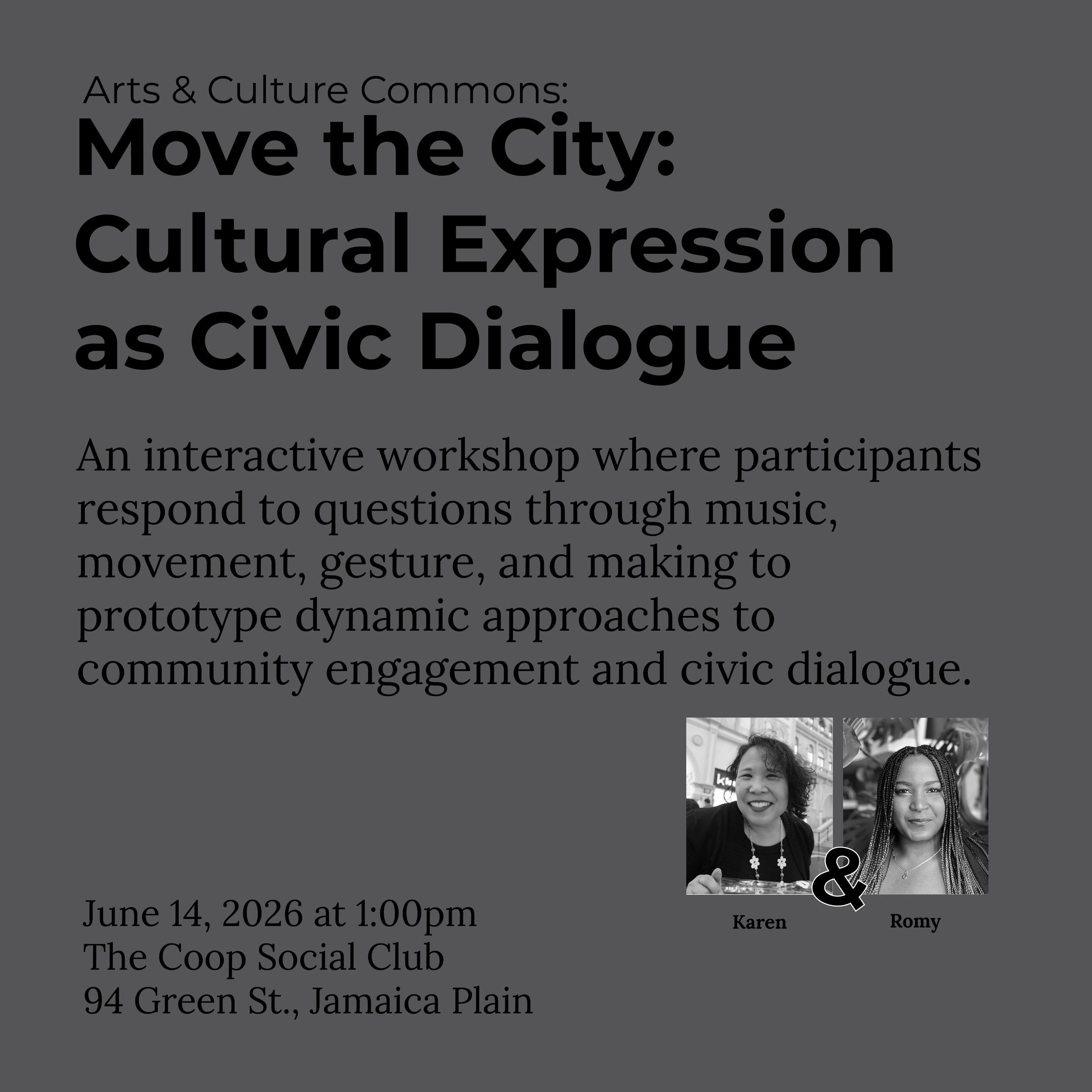 Move the City: Cultural Expression as Civic Dialogue