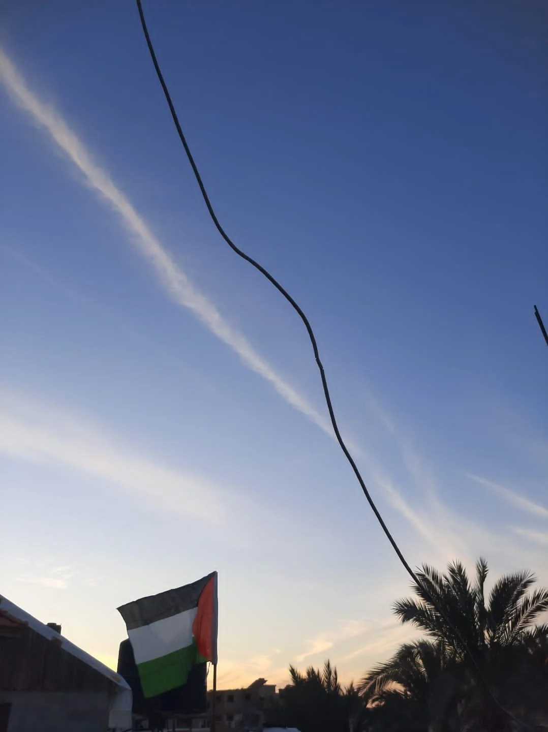 HA-1 علم وسماء — Banner Beneath the Sky | 8x11 | $100. Please email incubator@artsconnectinternational.org for sales