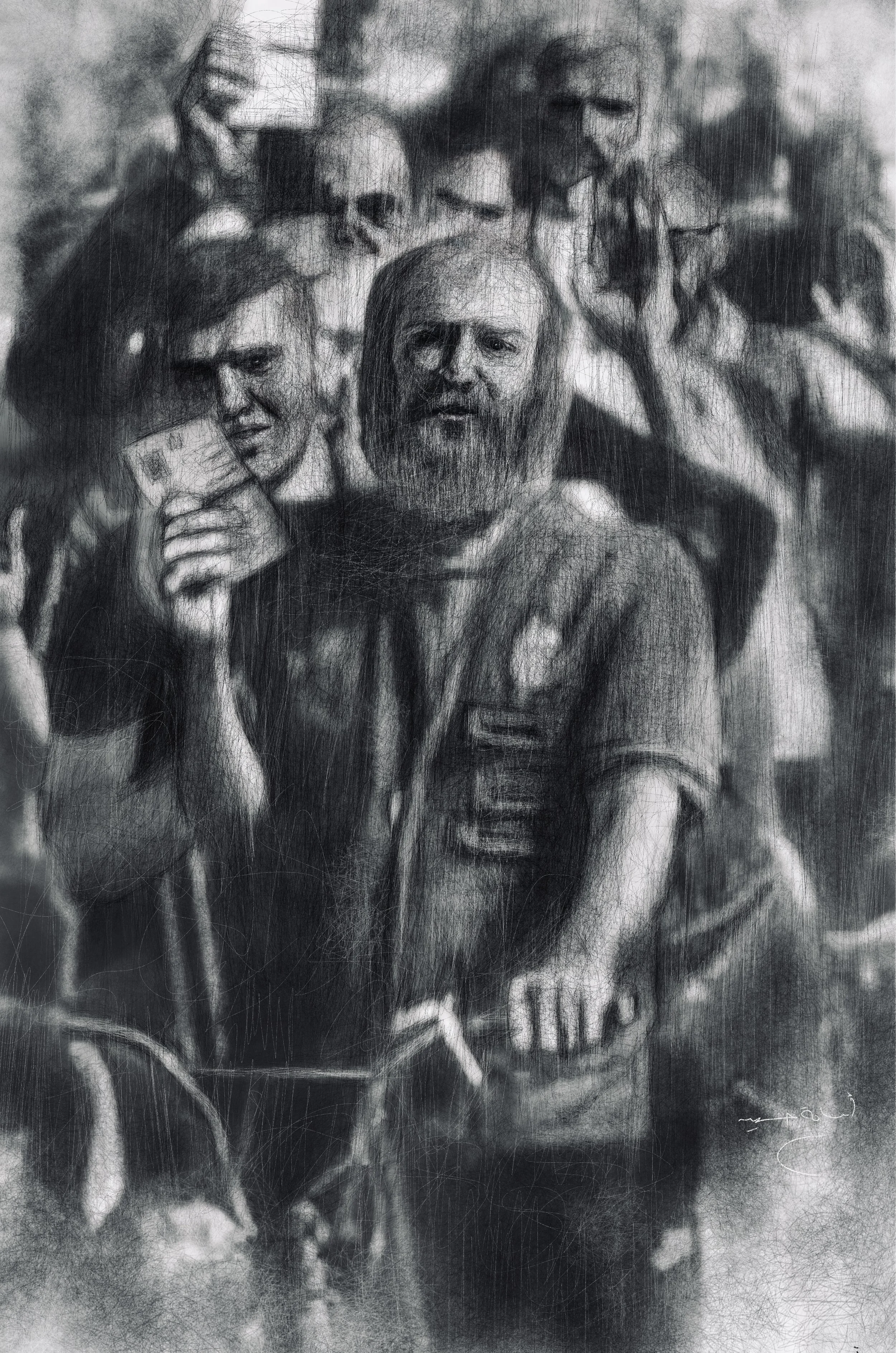 OH-5 Life or death card | 8x11 | $100.

Please email incubator@artsconnectinternational.org for sales