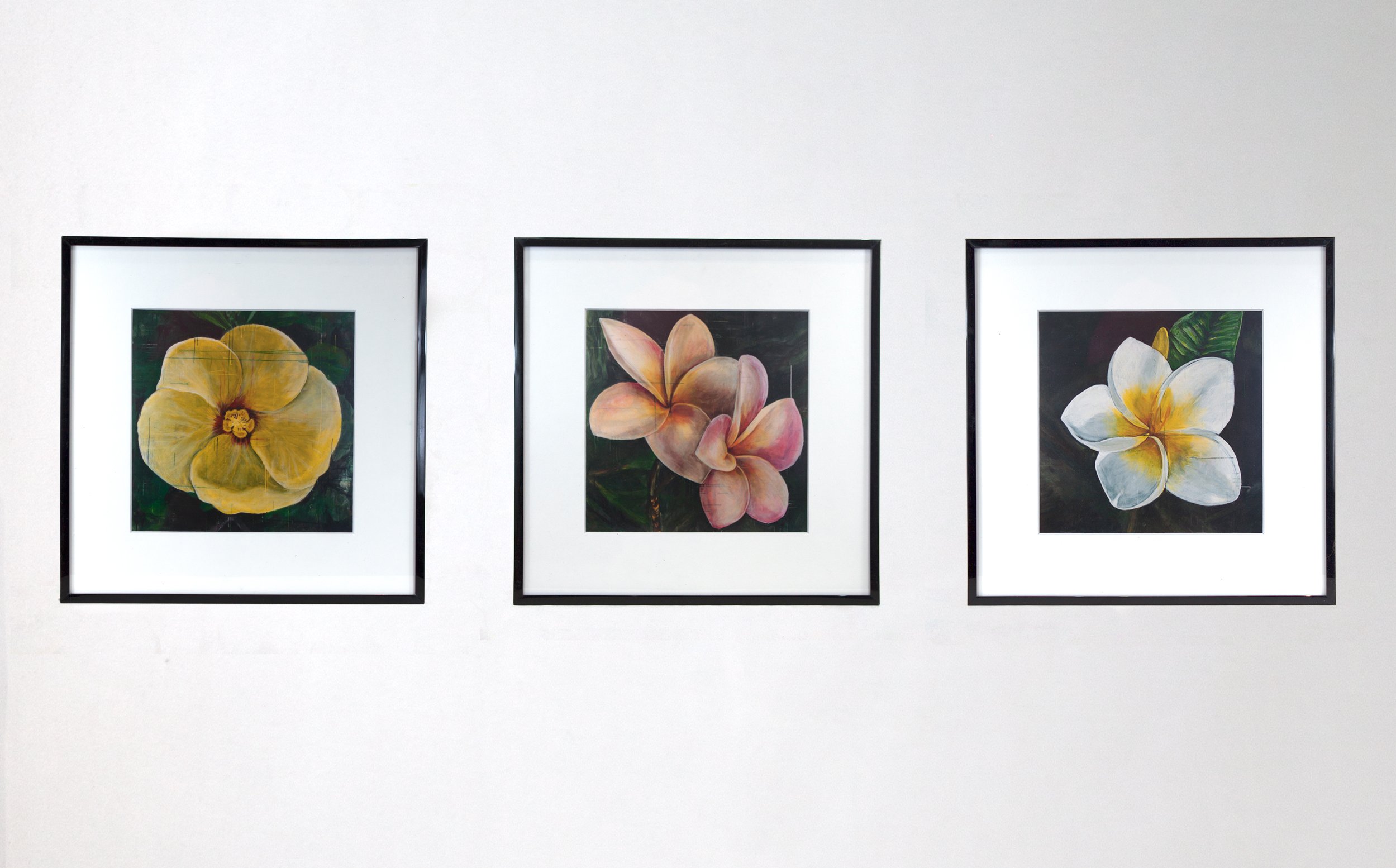 Hawaiian Flower Trio