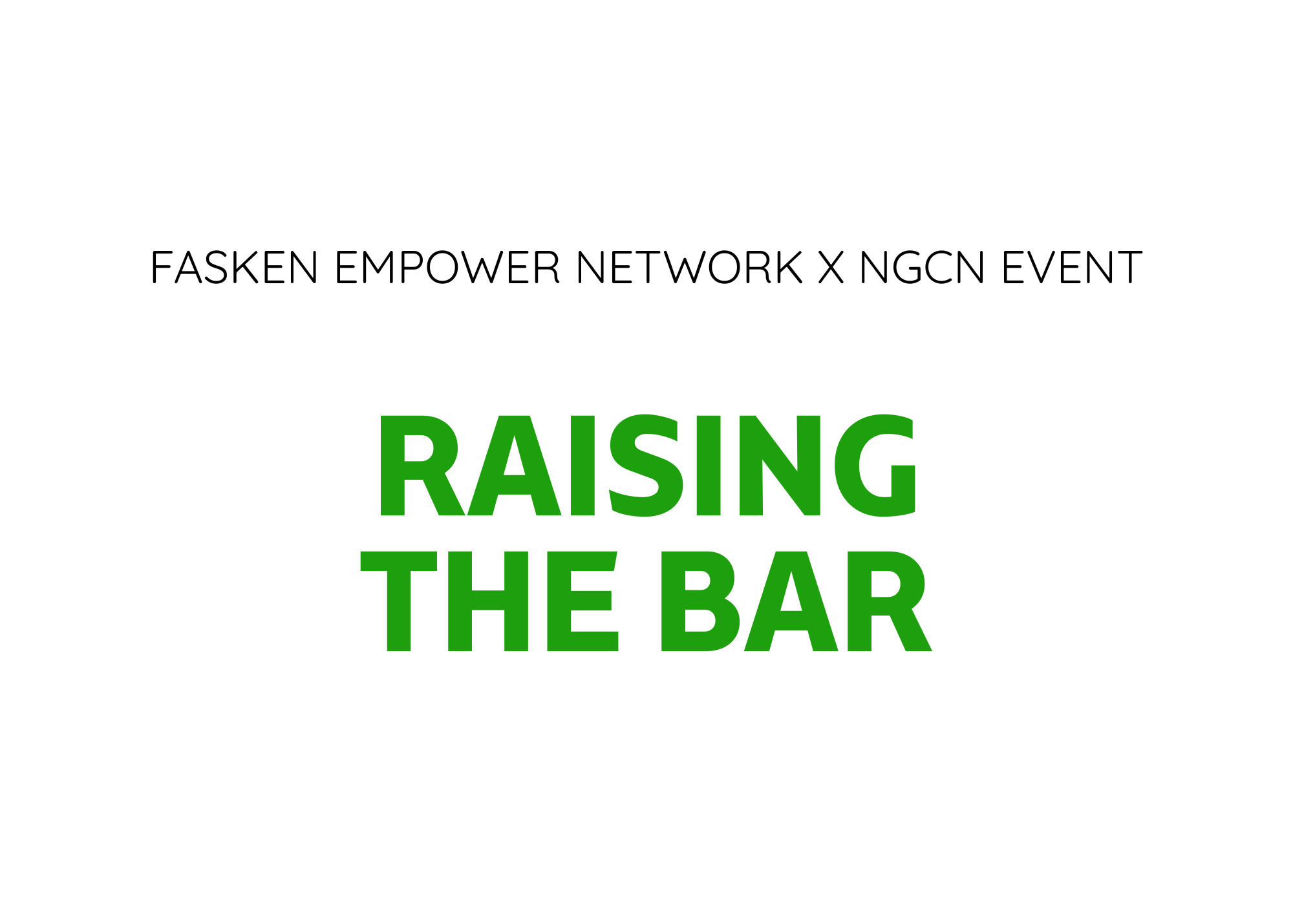 Raising the Bar