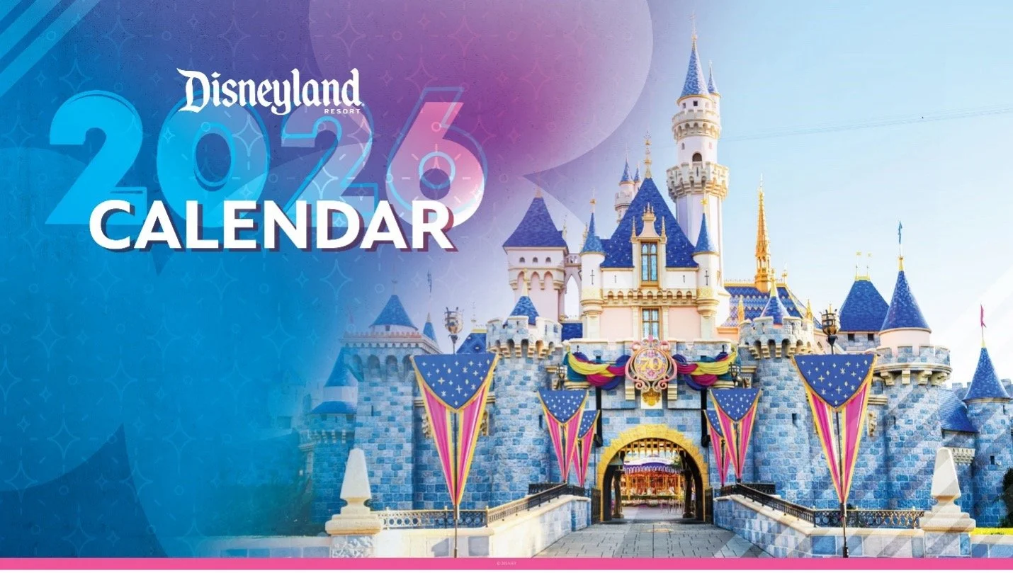 Disneyland 2026 Calendar