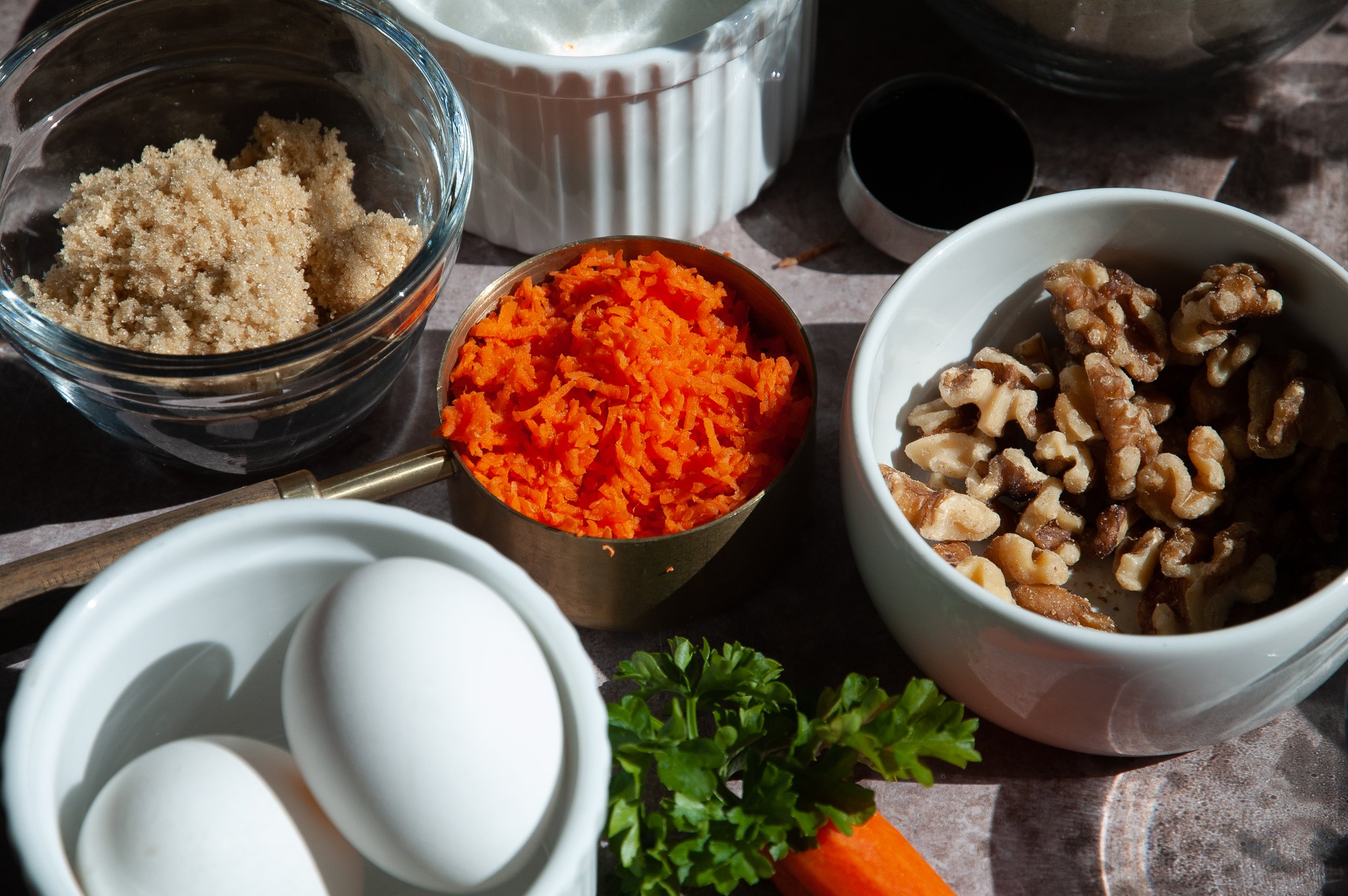 Ingredients for Gluten Free Carrot Cake Cookies