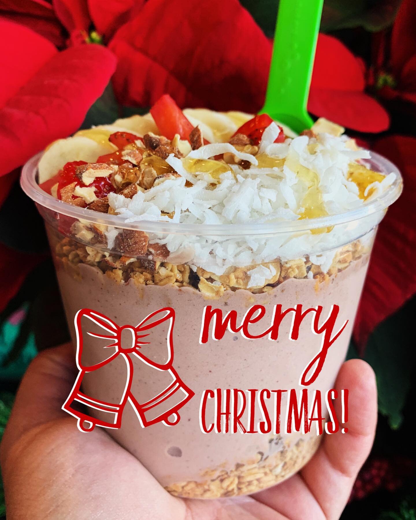 Merry Christmas from High Tide! We will be open Christmas Eve 8am-12pm and will be closed Christmas Day. Drop by with you family or friends, grab your favorite coffee, smoothie, a&ccedil;a&iacute; bowl, or sandwich! We also have a LOT of last minute 