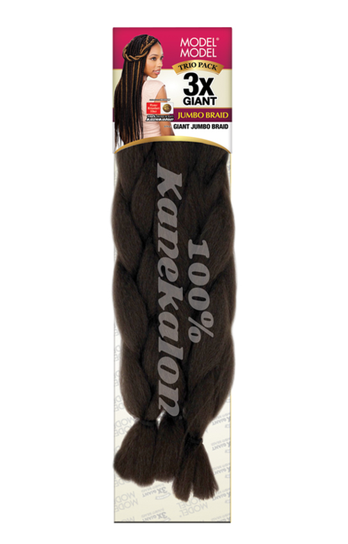 MODEL MODEL 100% PREMIUM SOFT KANEKALON SILKY TOUCH JUMBO BRAIDING HAIR