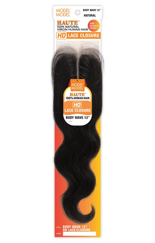 2.25" X 4.5" BODY WAVE 12" HD LACE CLOSURE