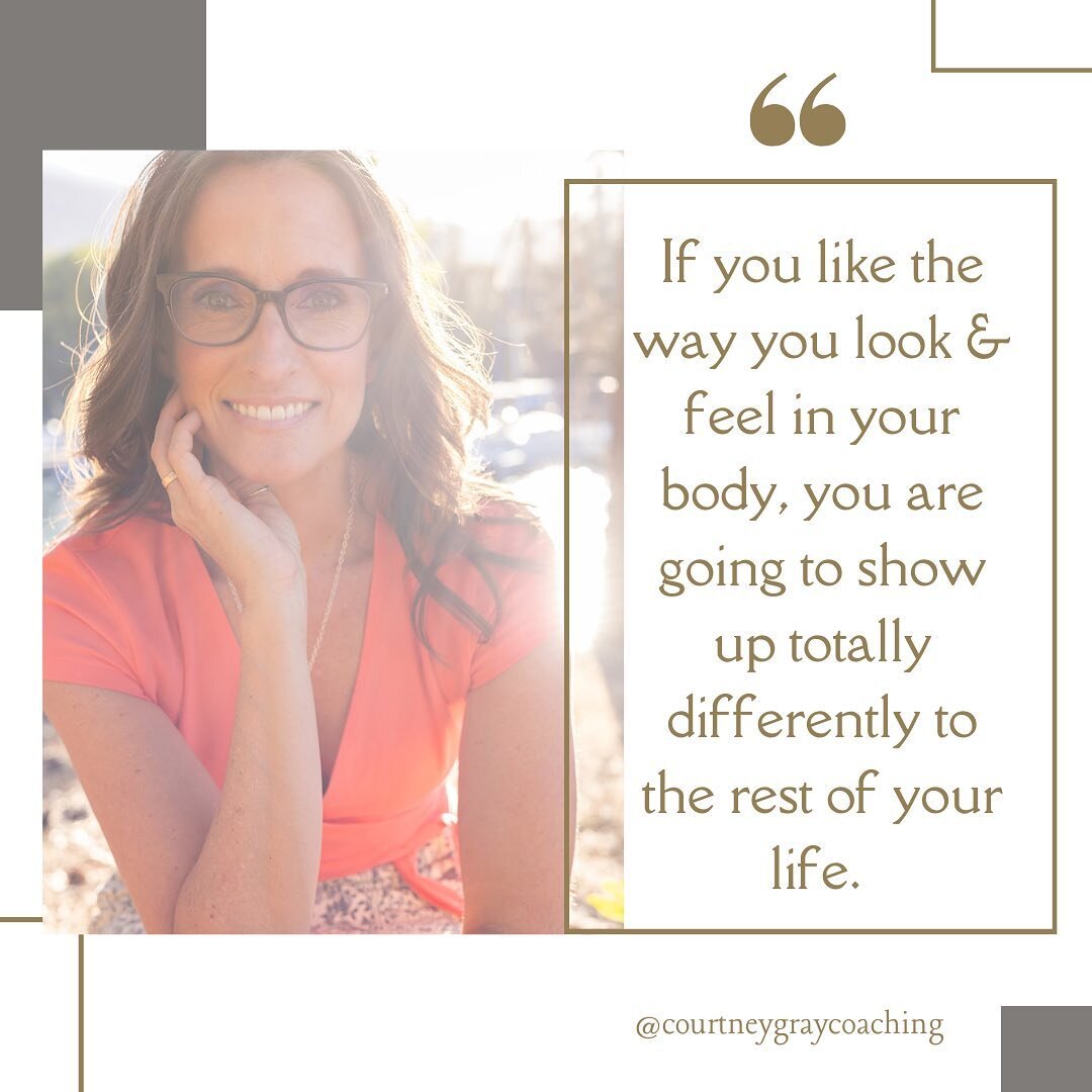 When you feel ease and confidence in your body&hellip;.something amazing happens.

It effects every other area of your life.

You feel powerful and limitless.

You feel like you have so much space to think about more than just food &amp; your body.

