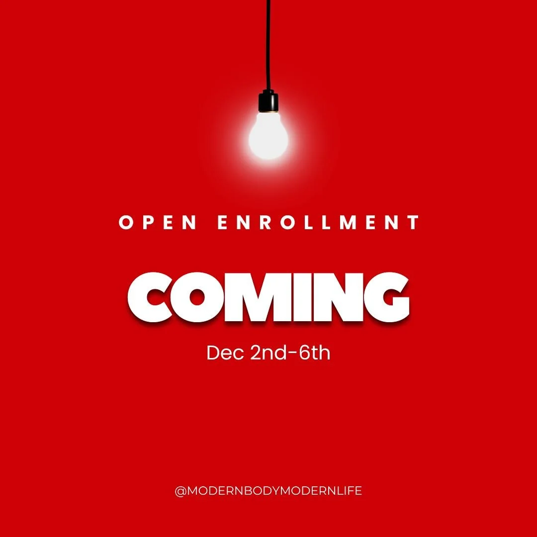 We officially start in January, will you be joining us?  The Modern Body Modern Life program is for a small group of women who are done with dieting and want to lose weight permanently.

They want to feel in control of food and of their  minds. 

The