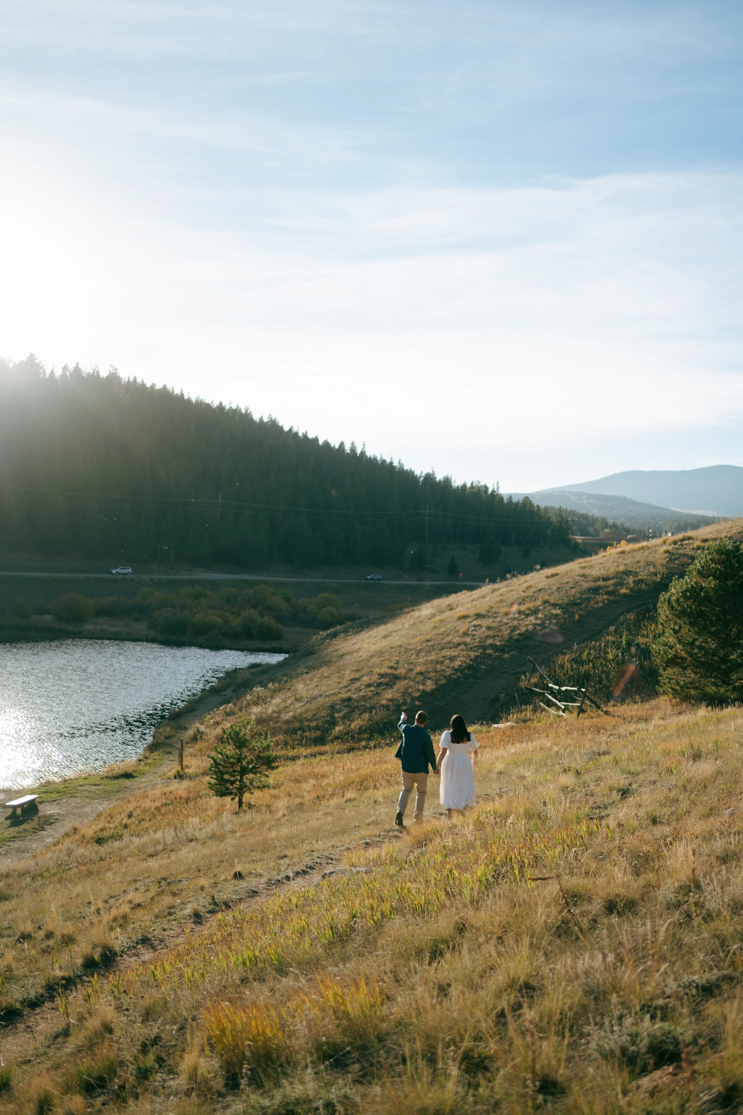 Golden Gate Canyon Engagement Photos with Lexi and Cal