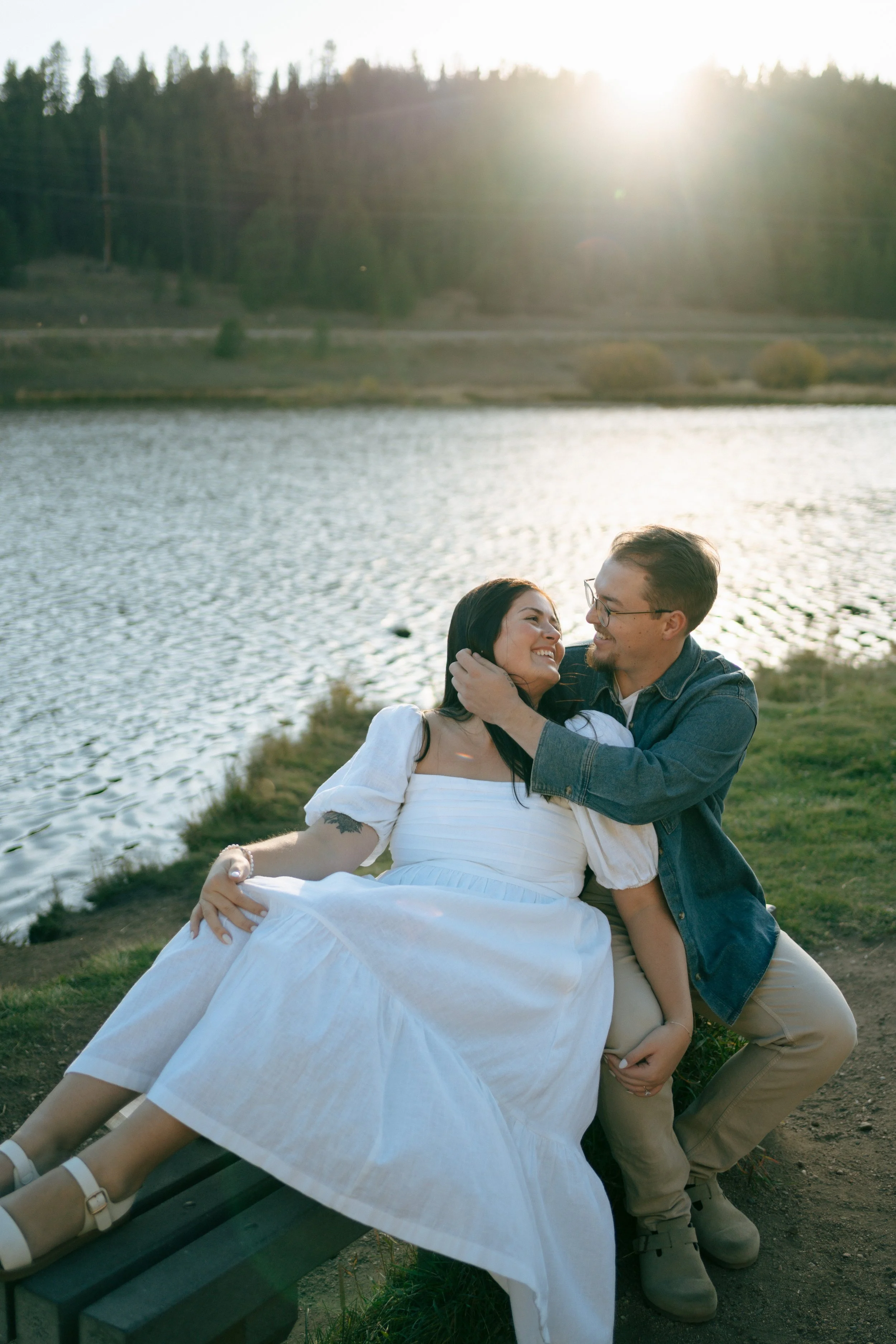 Golden Gate Canyon Engagement Photos with Lexi and Cal