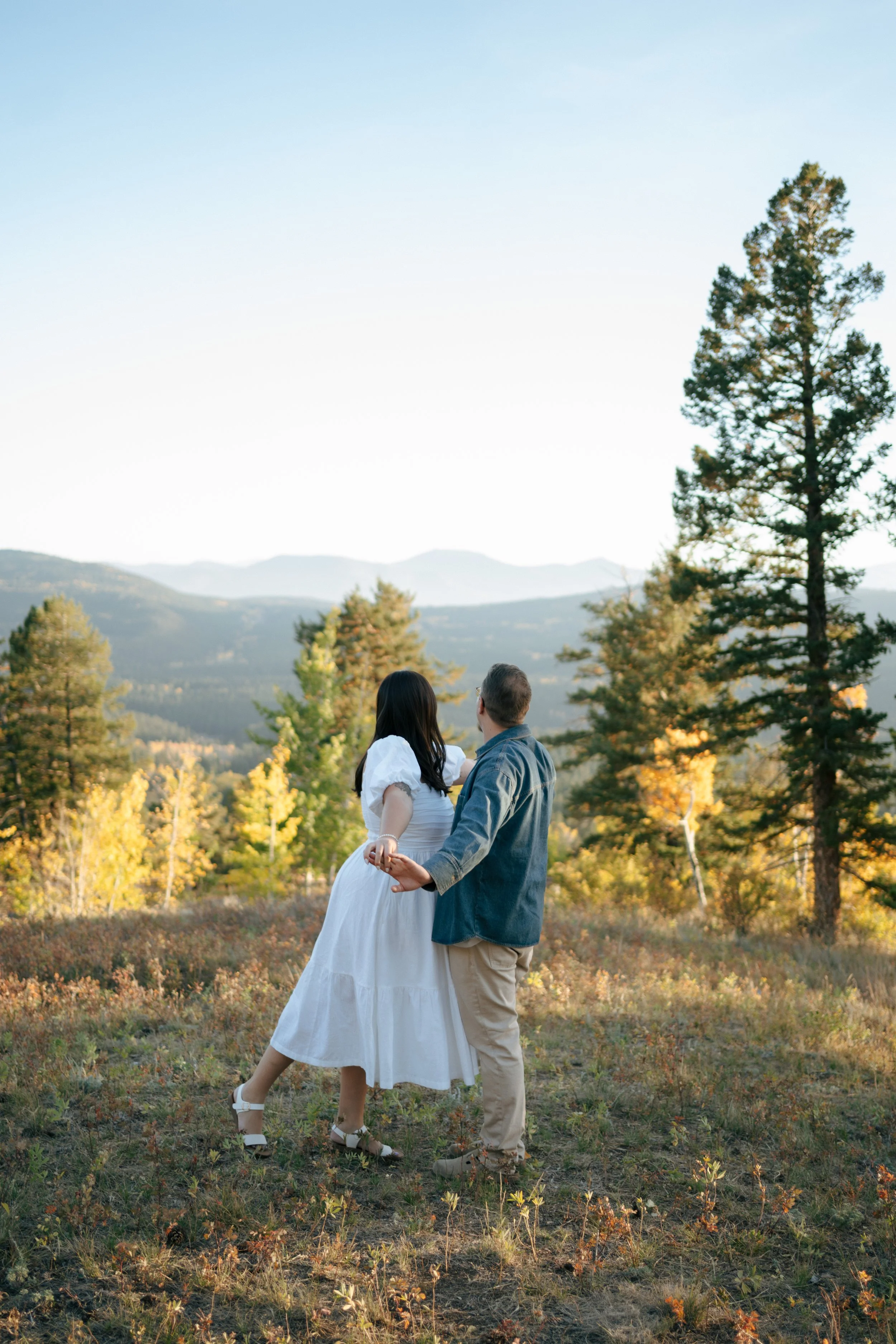 Golden Gate Canyon Engagement Photos with Lexi and Cal