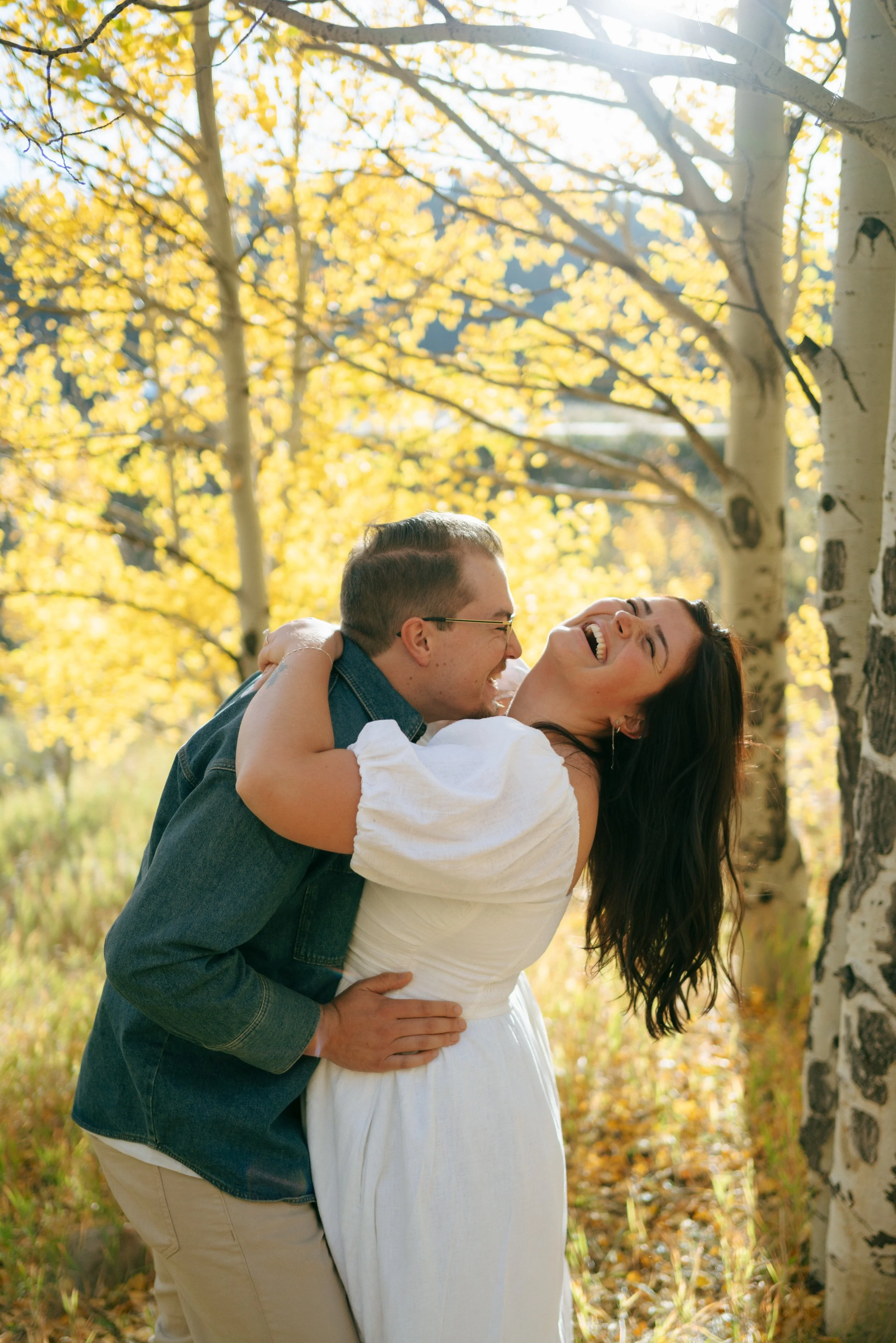 Golden Gate Canyon Engagement Photos with Lexi and Cal