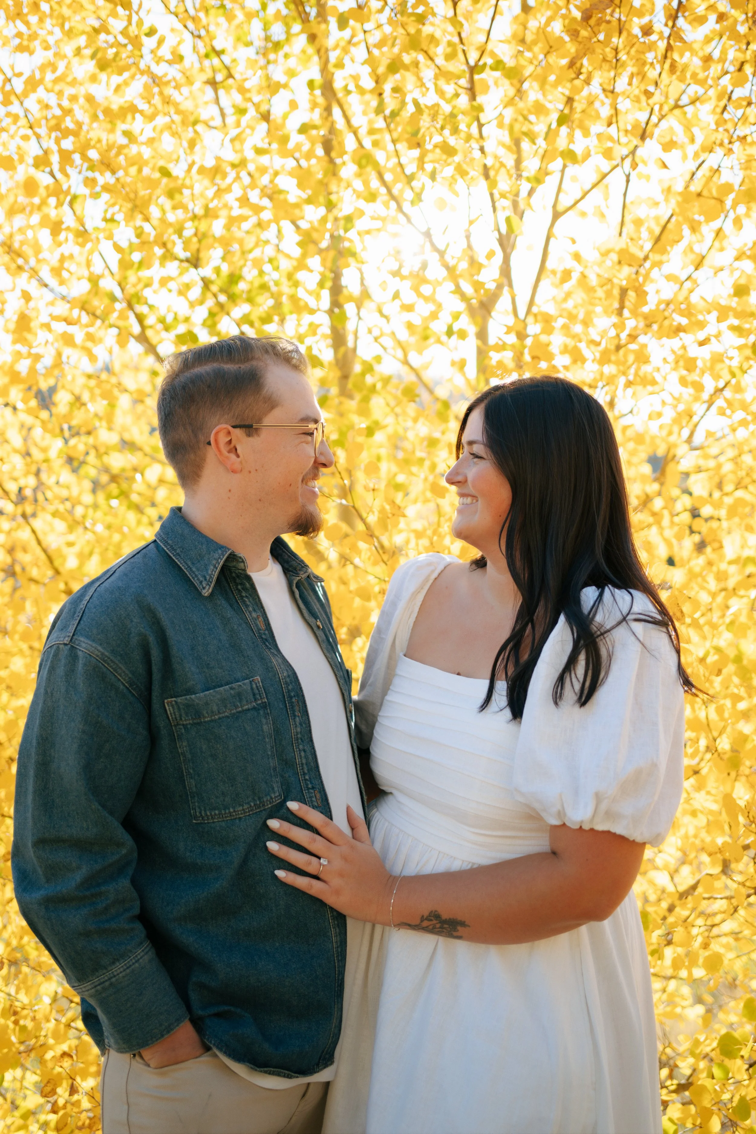 Golden Gate Canyon Engagement Photos with Lexi and Cal