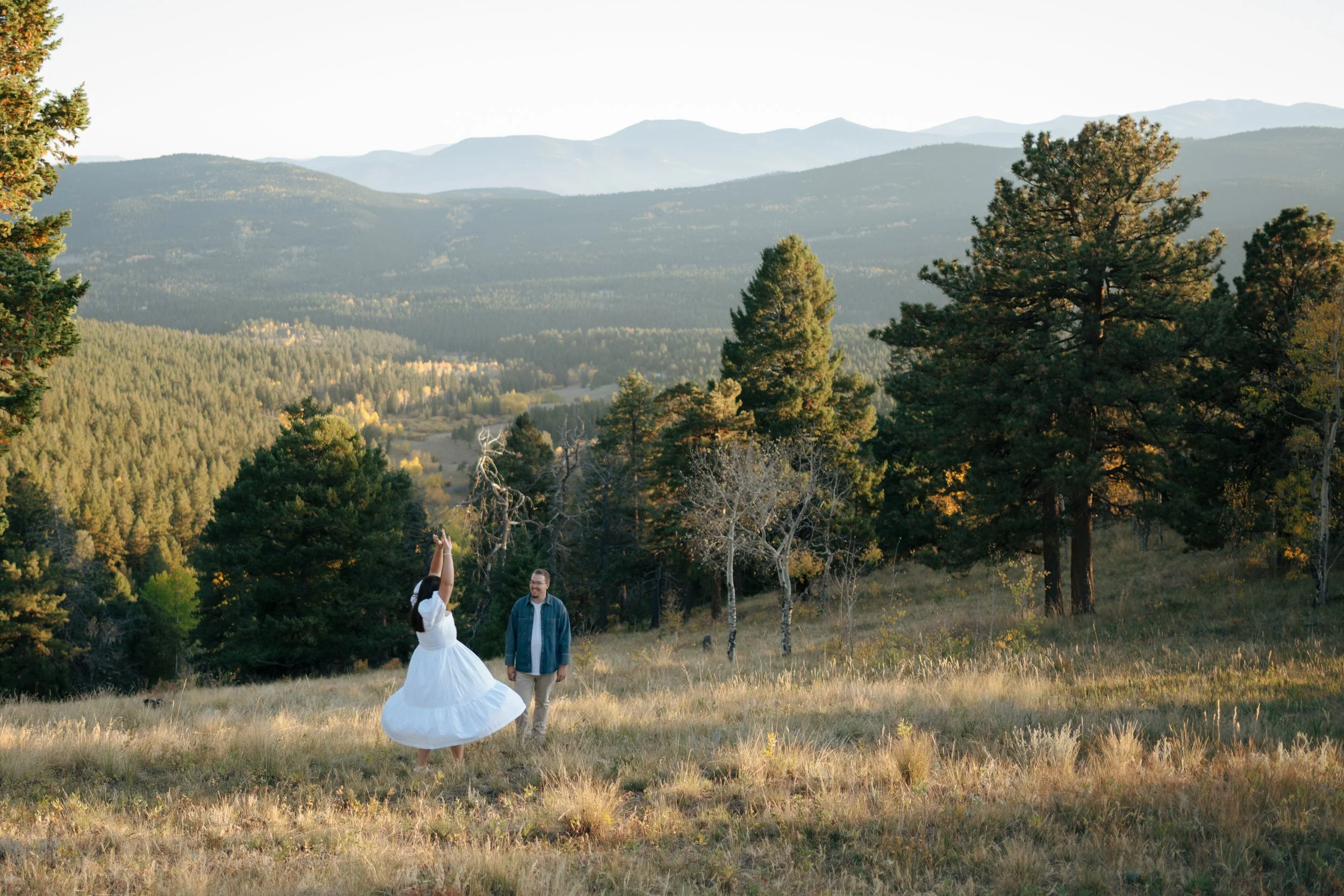 Golden Gate Canyon Engagement Photos with Lexi and Cal