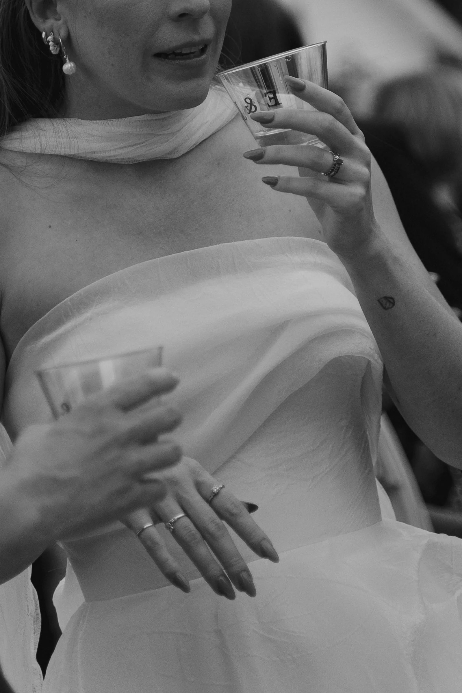 the bride close up 
