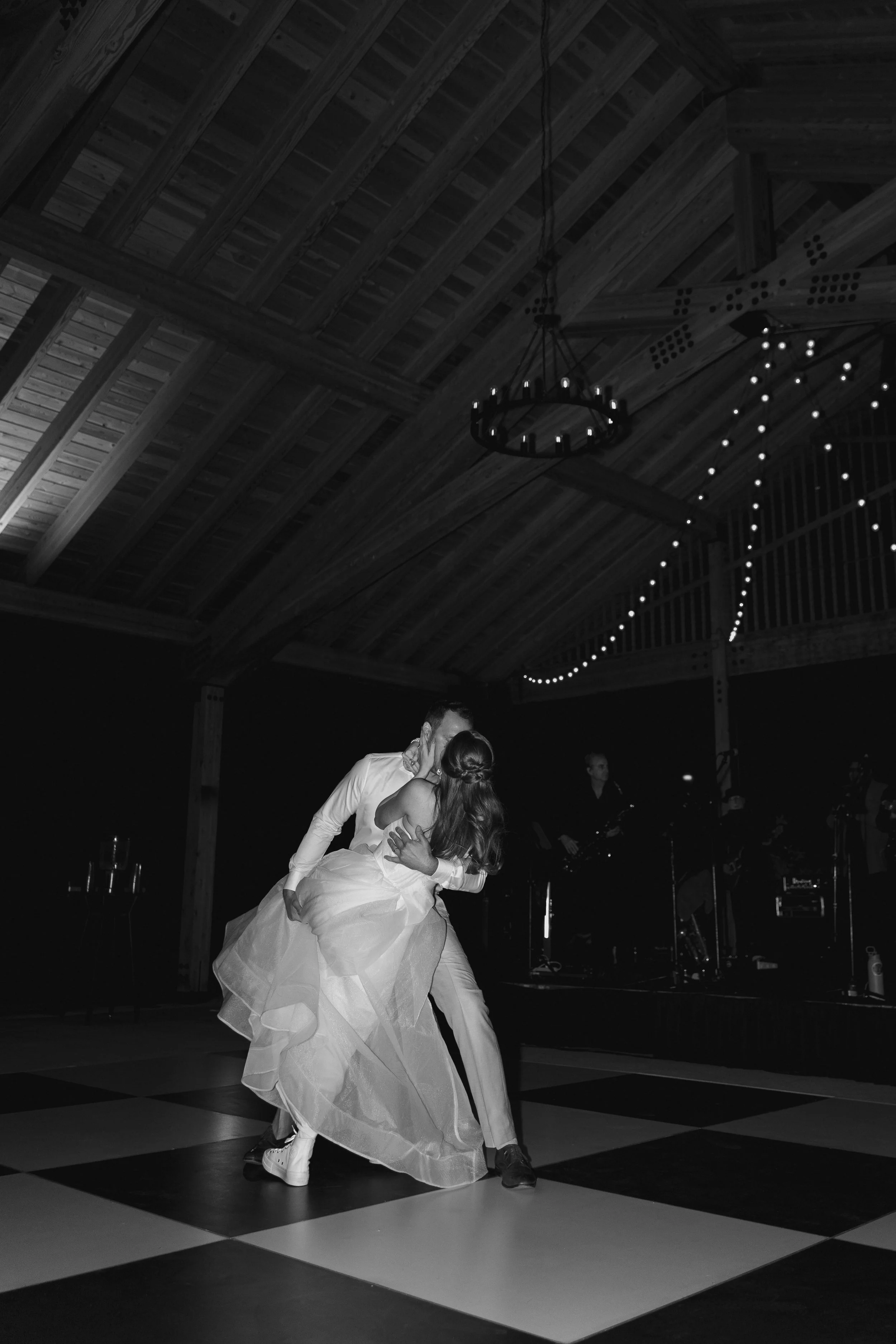 bride and groom's first dance