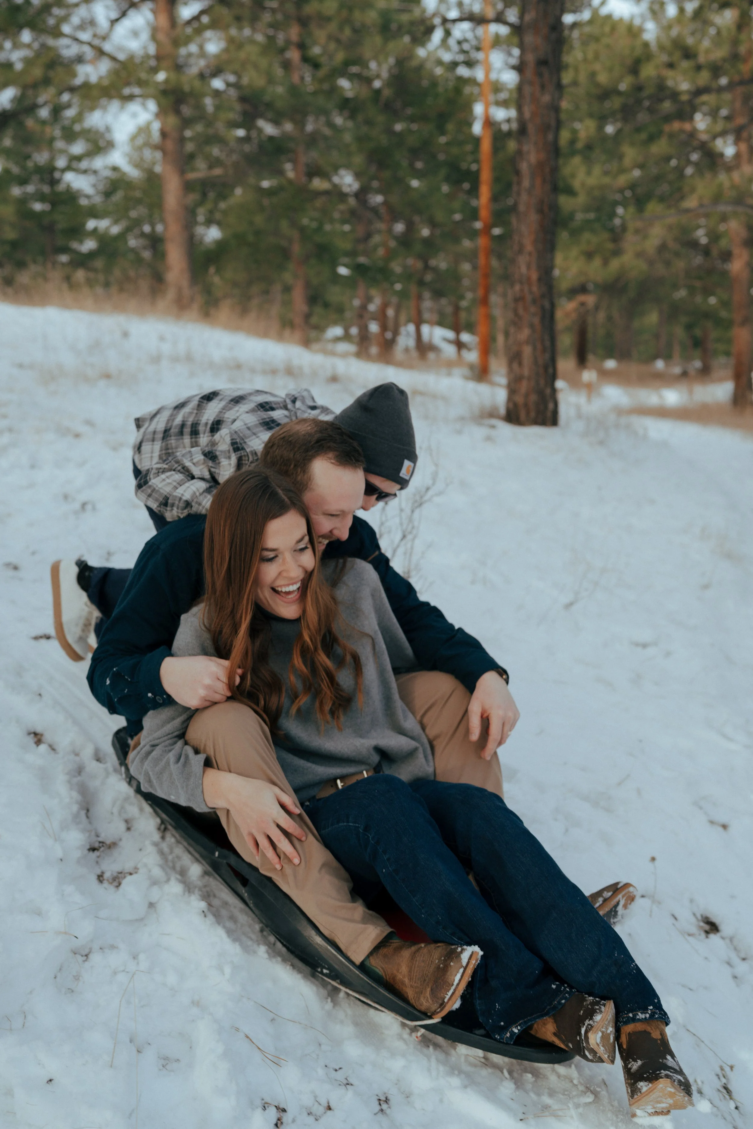 Family Photography in the Snow in Colorado